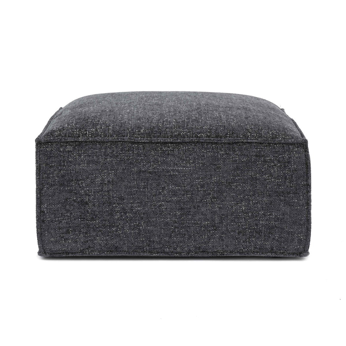 Mindy Performance Chenille Basketweave Ottoman