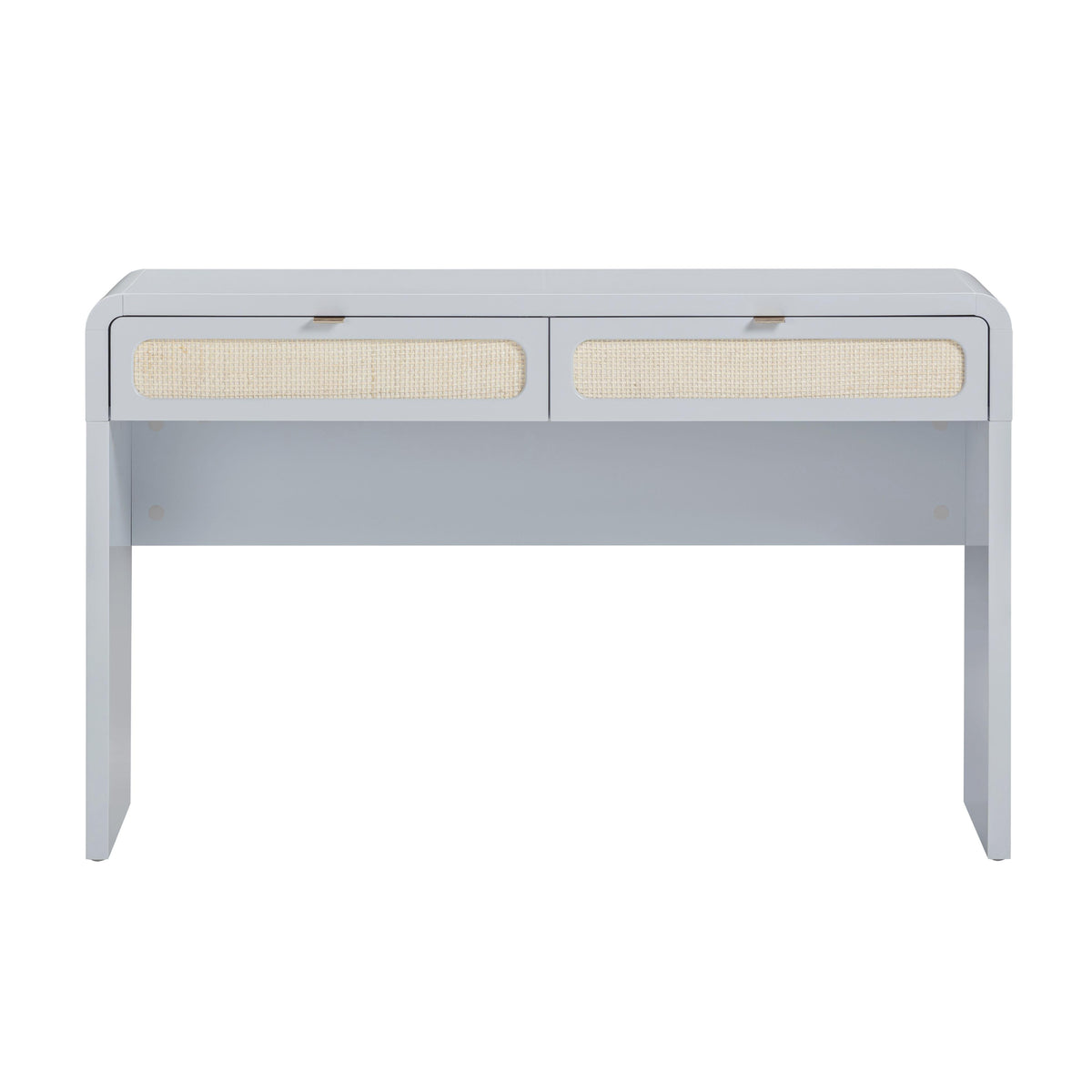 Patty 48" Rattan 2-Drawer Console Desk