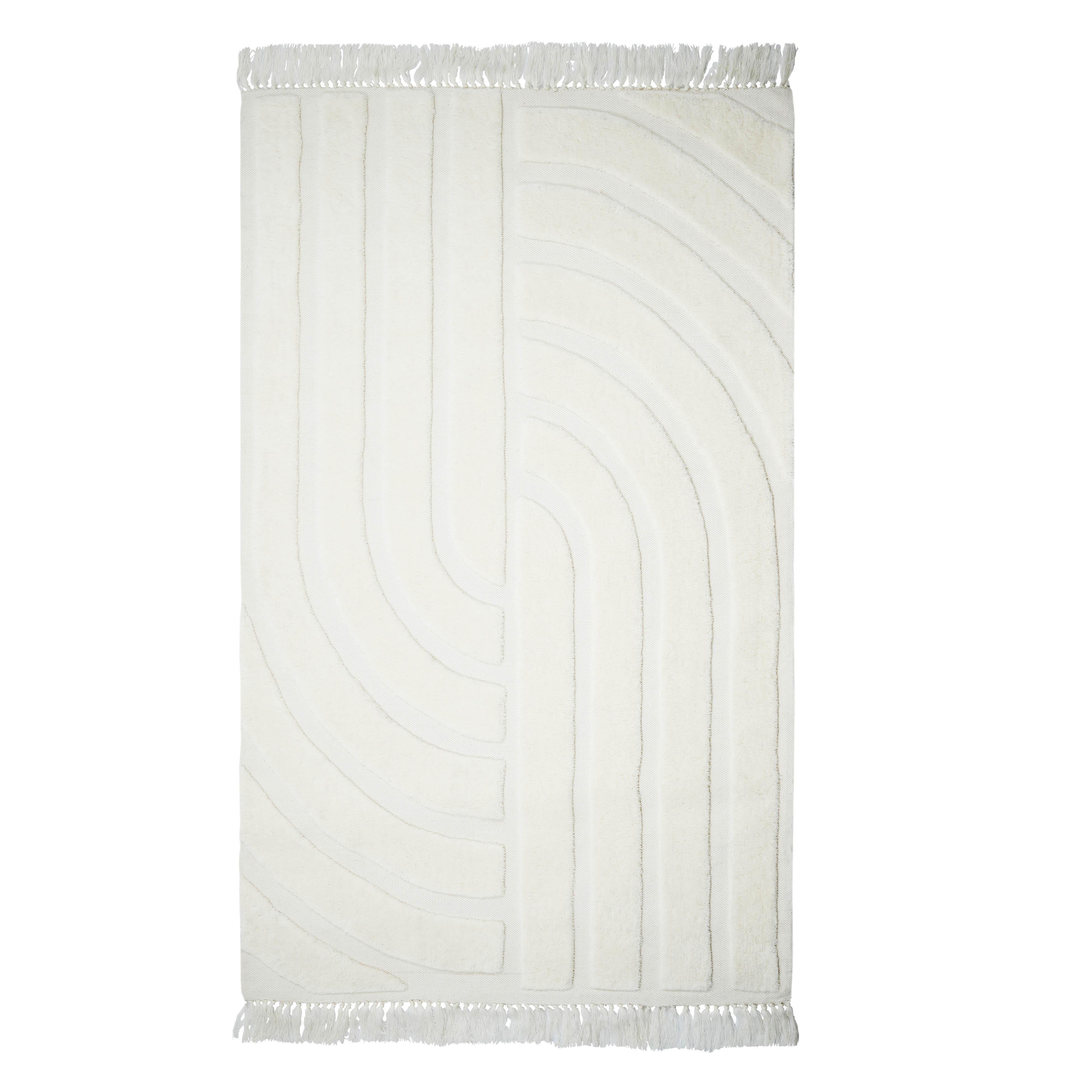 Loop White Area Rug Rugs TOV Furniture 5" X 8" , Black Friday Sale TOV Furniture Furniture Sale, Old Bones Co, Mid Century Furniture Sale, Four Hands Furniture, Black Friday Sale Loop White Area Rug,Gus Sale, Perigold Loop White Area Rug Rugs Black Friday Sale , Perigold Sale Loop White Area Rug,Loop White Area Rug Lulu and Georgia, Burke Decor Sale Loop White Area Rug, www.oldbonesco.com