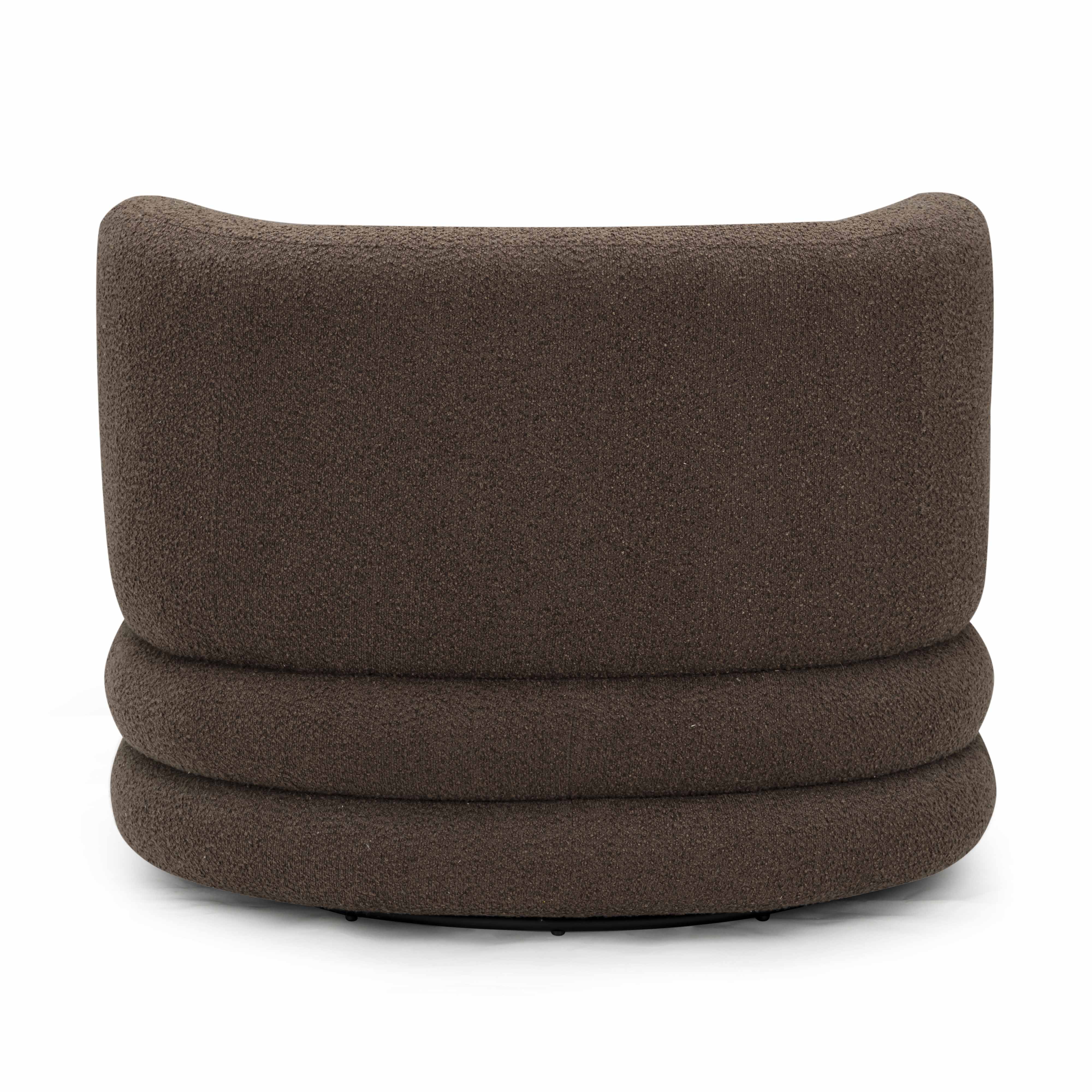 Astor Heavy Performance Boucle Swivel Hotel Lounge Chair