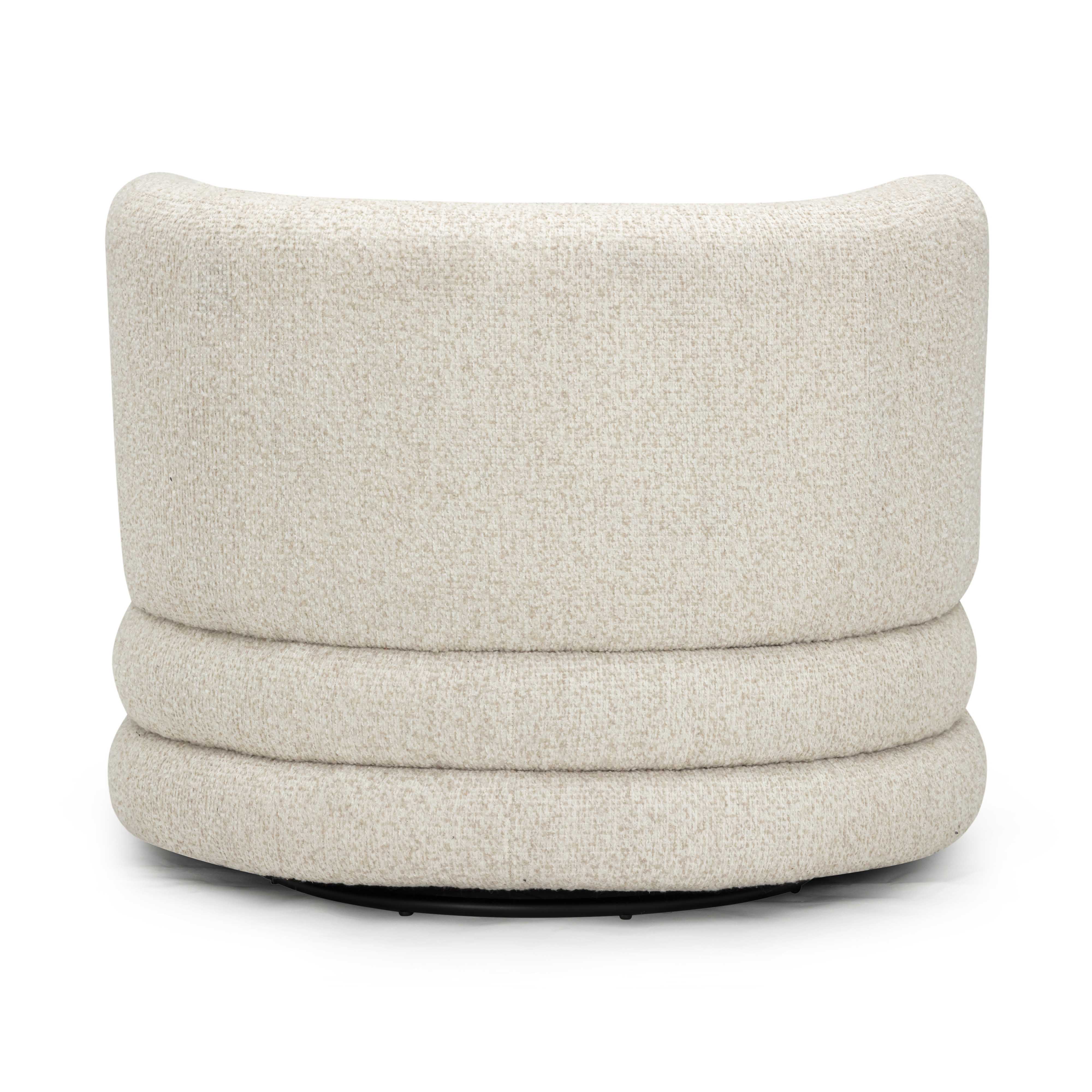 Astor Heavy Performance Boucle Swivel Hotel Lounge Chair