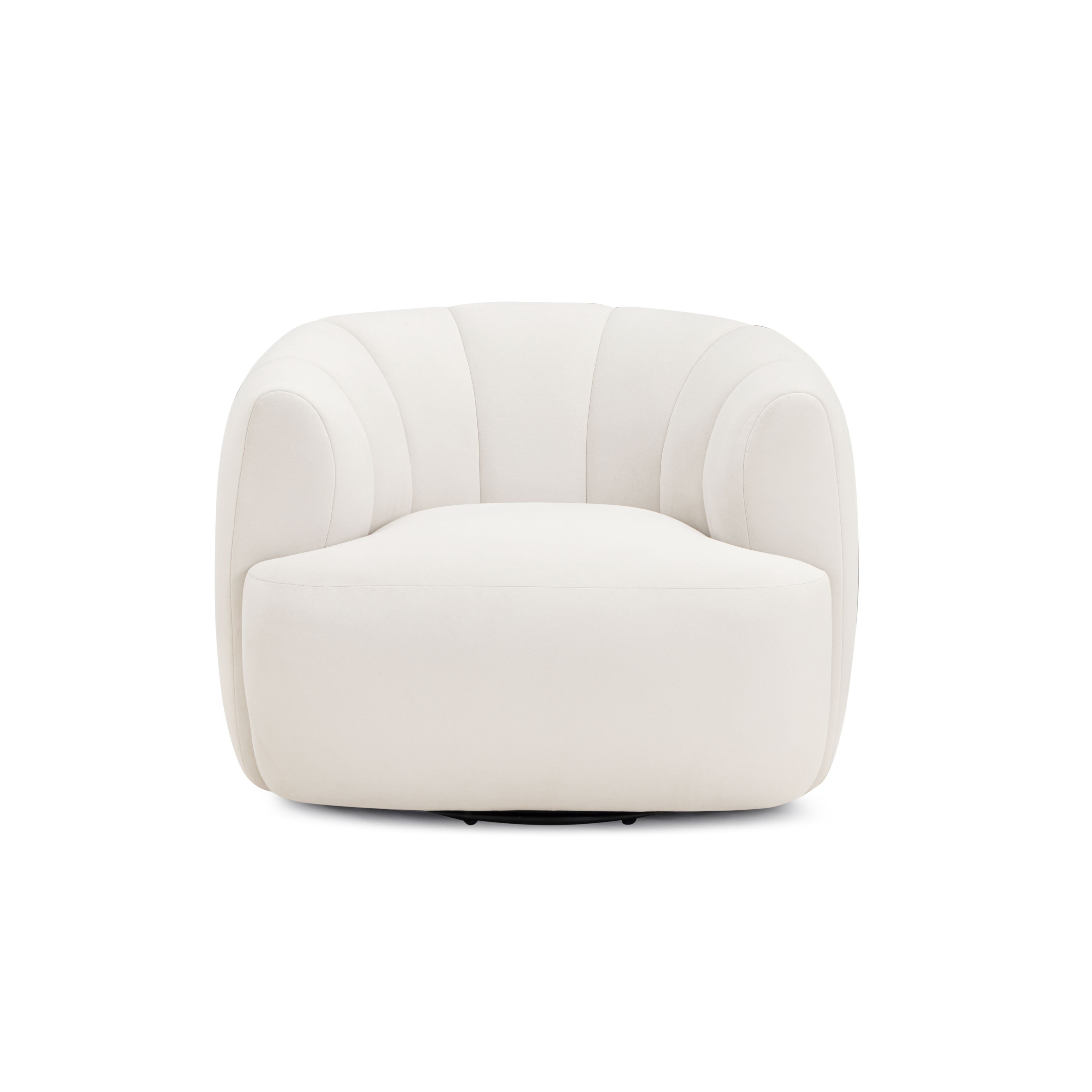 Jasmine Performance Velvet Swivel Accent Chair