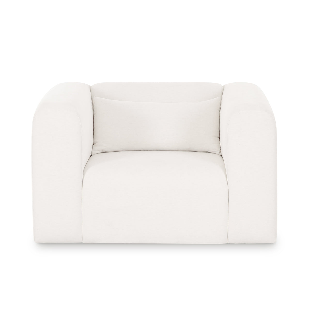 Tarra Cream Performance Chenille Armchair