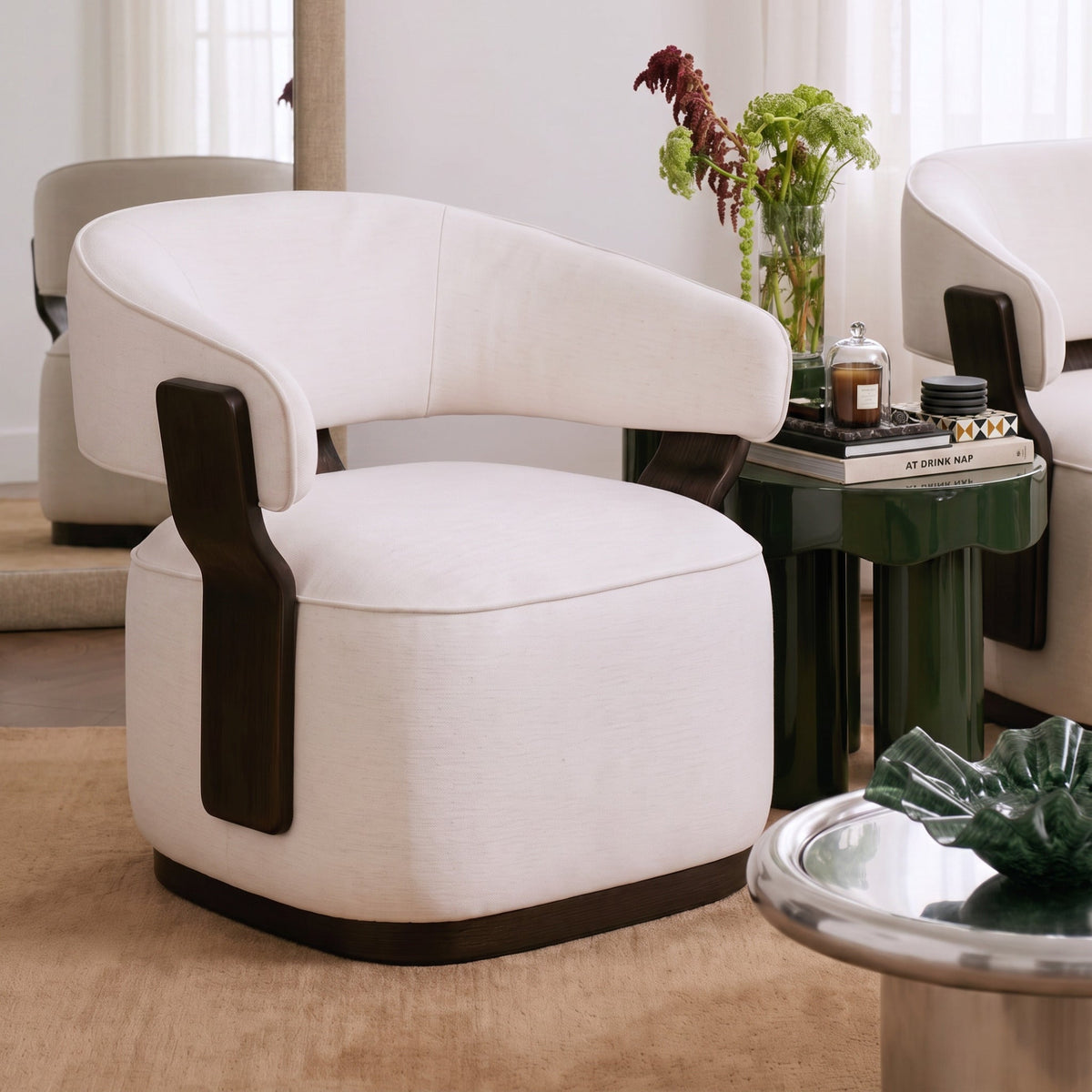 Madison Performance Swivel Accent Chair
