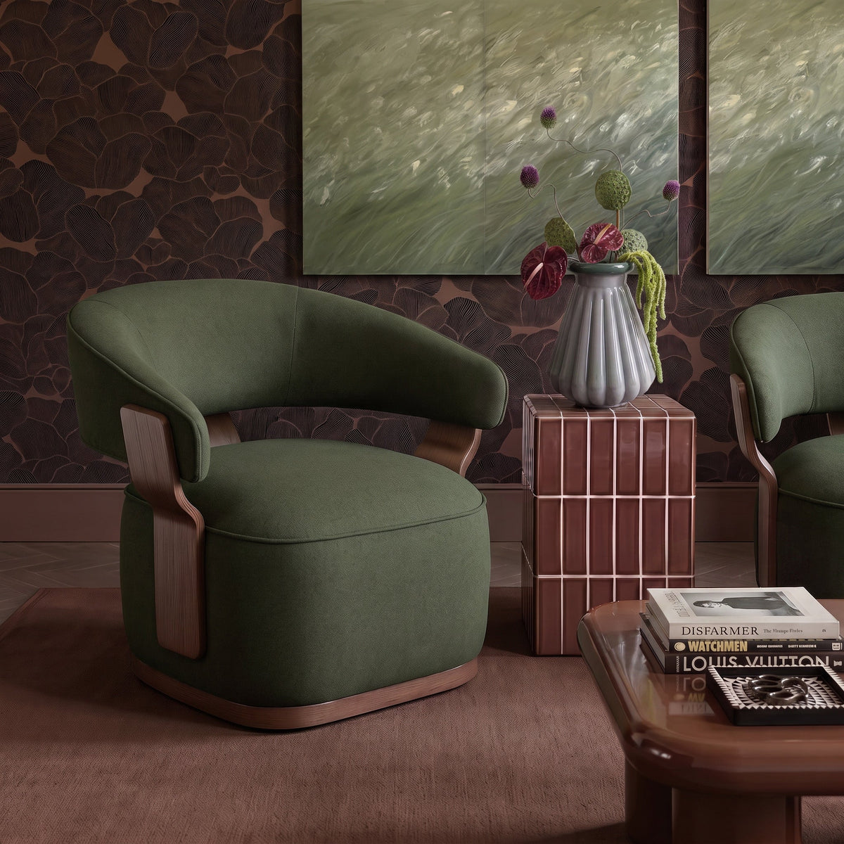 Madison Performance Swivel Accent Chair