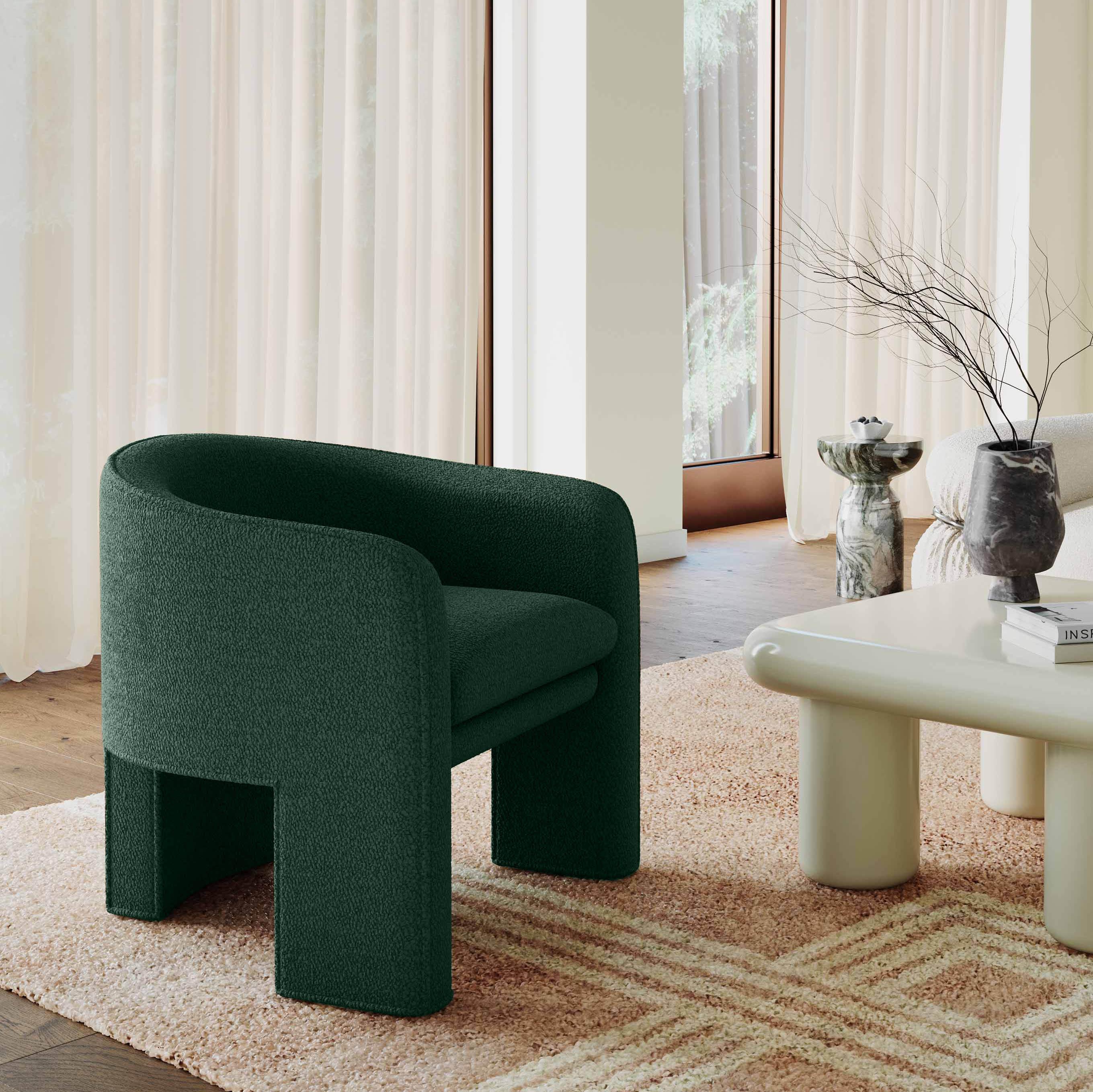 Marla Performance Boucle Accent Chair