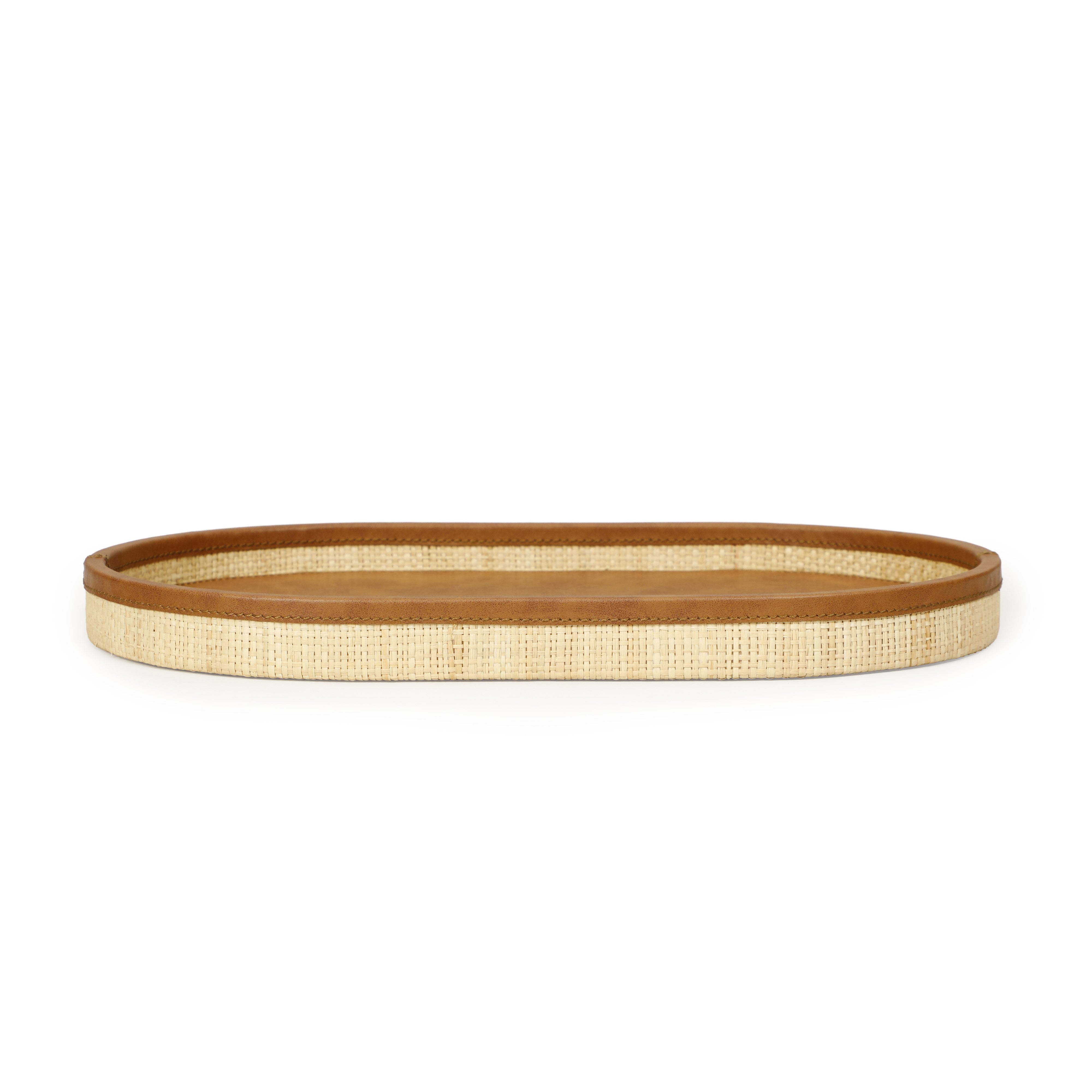 Hakiri Natural Raffia Contract-Grade Storage Tray