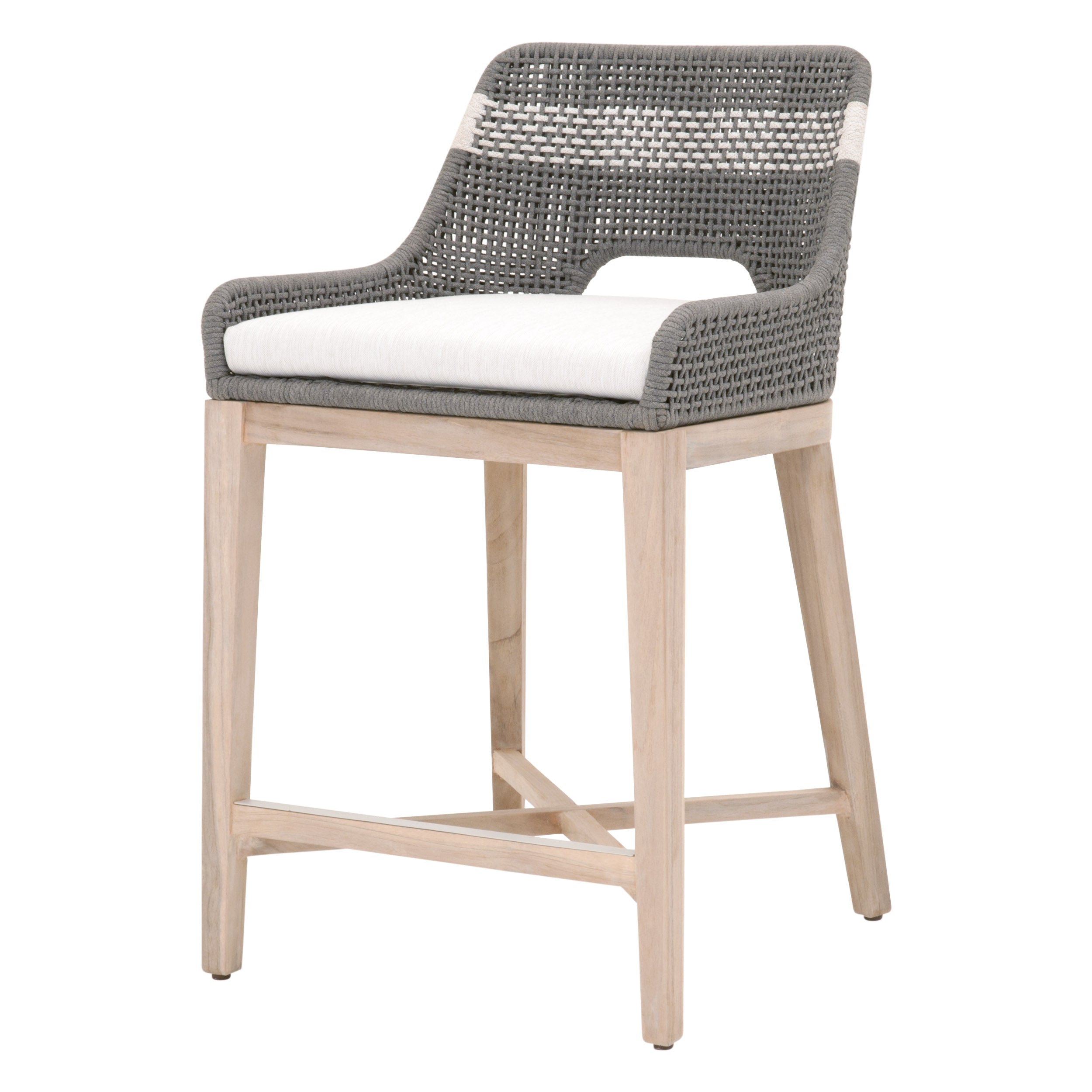 Tapestry Outdoor Counter Stool Outdoor Bar Stools & Ottomans Essentials For Living Dove Flat Rope, White Speckle Stripe, Performance White Speckle, Gray Teak , Black Friday Sale Essentials For Living Furniture Sale, Old Bones Co, Mid Century Furniture Sale, Four Hands Furniture, Black Friday Sale Tapestry Outdoor Counter Stool,Gus Sale, Perigold Tapestry Outdoor Counter Stool Outdoor Bar Stools & Ottomans Black Friday Sale , Perigold Sale Tapestry Outdoor Counter Stool,Tapestry Outdoor Counter Stool Lulu an
