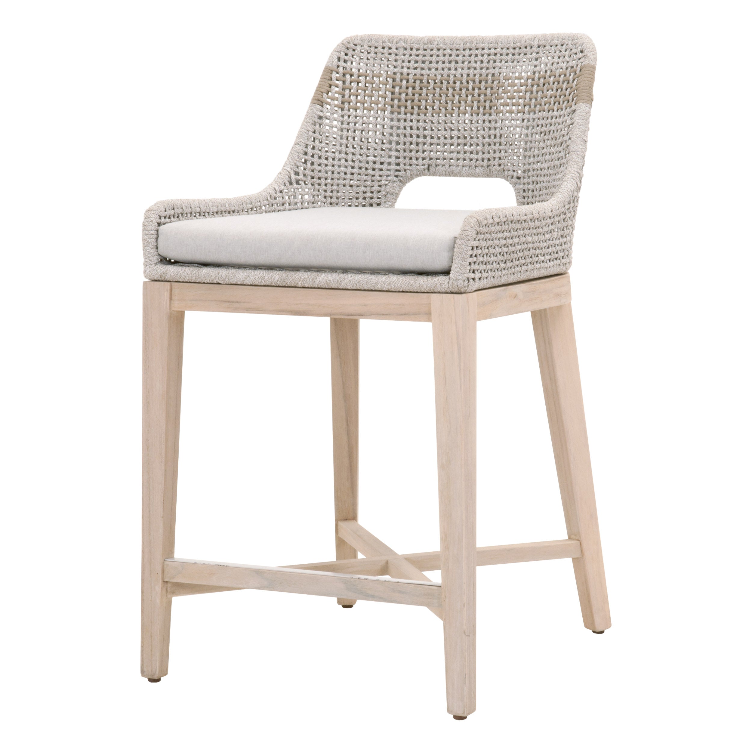 Tapestry Outdoor Counter Stool Outdoor Bar Stools & Ottomans Essentials For Living Taupe & White Flat Rope, Taupe Stripe, Performance Pumice, Gray Teak , Black Friday Sale Essentials For Living Furniture Sale, Old Bones Co, Mid Century Furniture Sale, Four Hands Furniture, Black Friday Sale Tapestry Outdoor Counter Stool,Gus Sale, Perigold Tapestry Outdoor Counter Stool Outdoor Bar Stools & Ottomans Black Friday Sale , Perigold Sale Tapestry Outdoor Counter Stool,Tapestry Outdoor Counter Stool Lulu and Geor