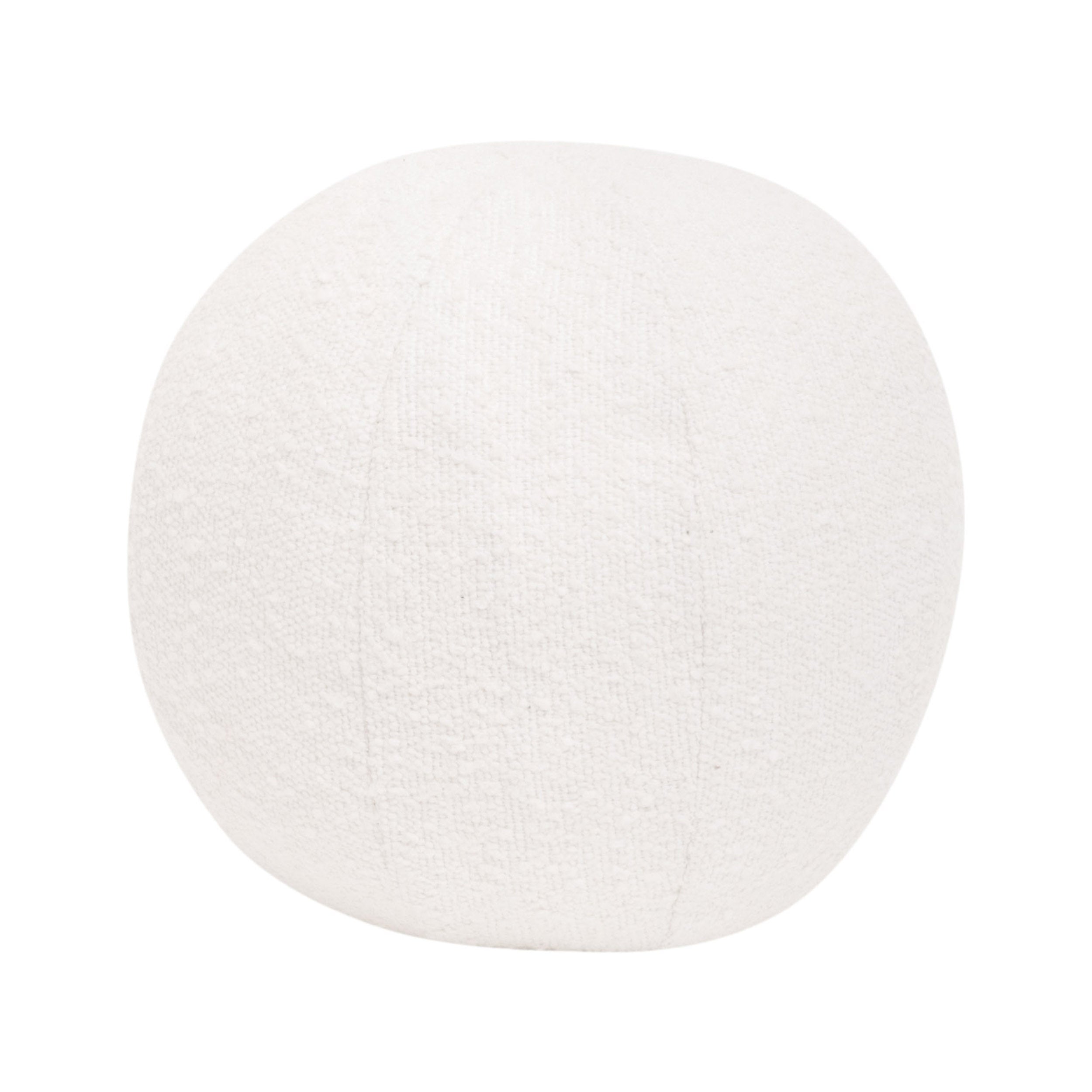 The 12" Essential Sphere Pillow Accent Pillows Essentials For Living Boucle-Snow , Black Friday Sale Essentials For Living Furniture Sale, Old Bones Co, Mid Century Furniture Sale, Four Hands Furniture, Black Friday Sale The 12" Essential Sphere Pillow,Gus Sale, Perigold The 12" Essential Sphere Pillow Accent Pillows Black Friday Sale , Perigold Sale The 12" Essential Sphere Pillow,The 12" Essential Sphere Pillow Lulu and Georgia, Burke Decor Sale The 12" Essential Sphere Pillow, www.oldbonesco.com