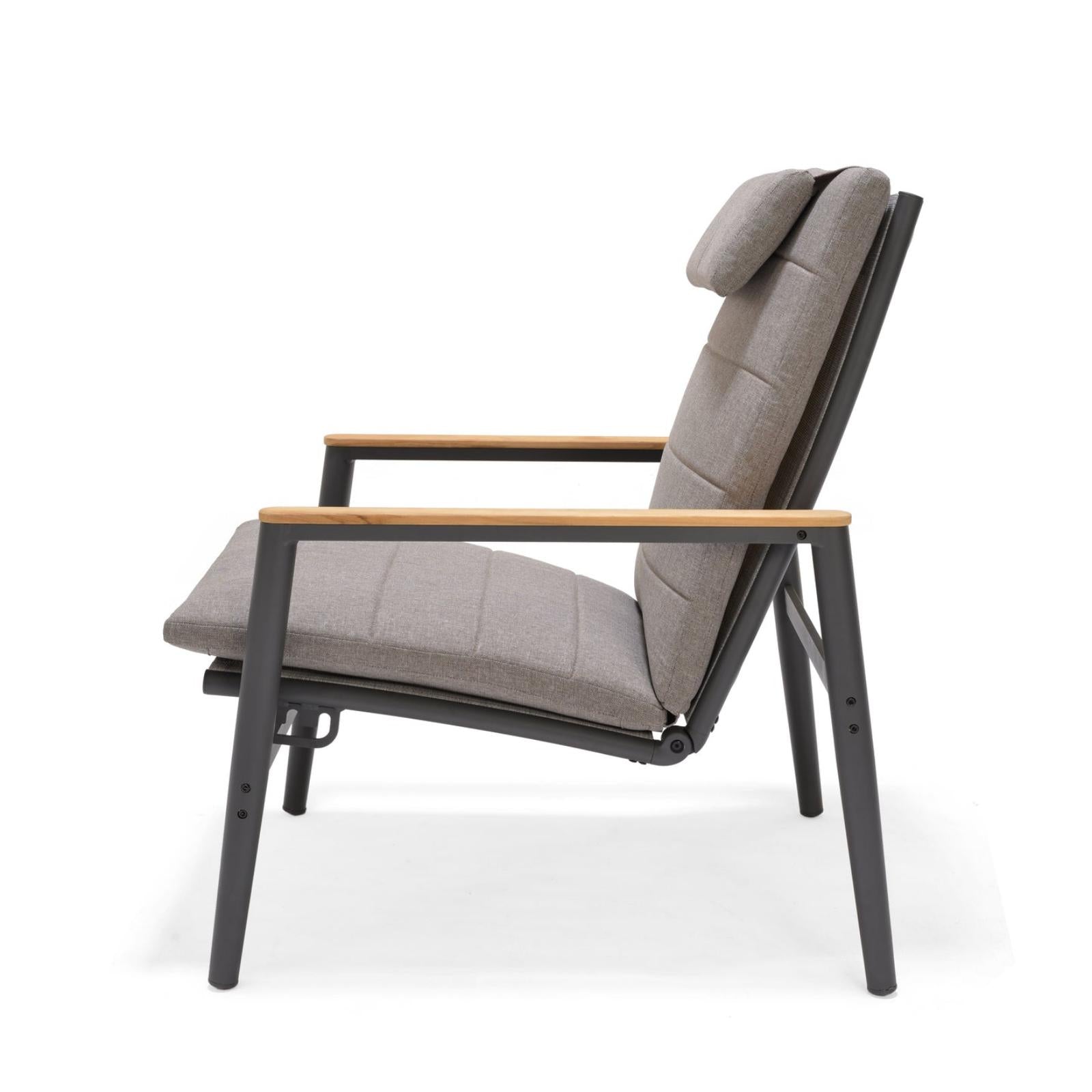 Topaz 3 Pieces Dark Lounge Chair Set