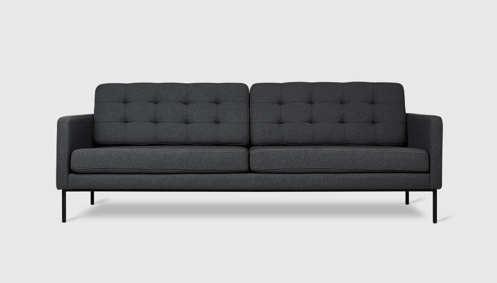 Towne Sofa Mowat Raven / BlackSofa Gus*  Mowat Raven Black  Four Hands, Mid Century Modern Furniture, Old Bones Furniture Company, Old Bones Co, Modern Mid Century, Designer Furniture, https://www.oldbonesco.com/