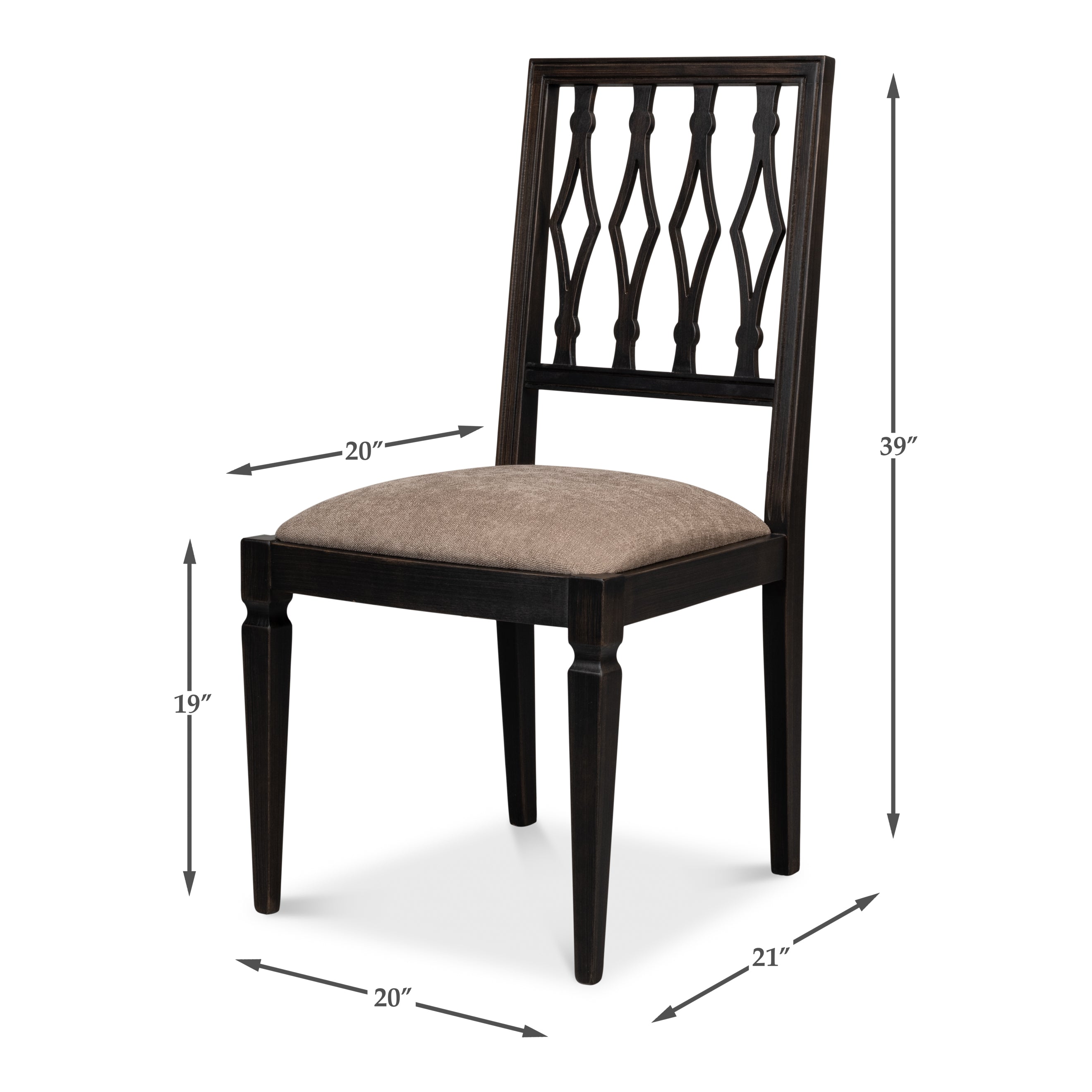 Diamond Side Chair - Set of 2