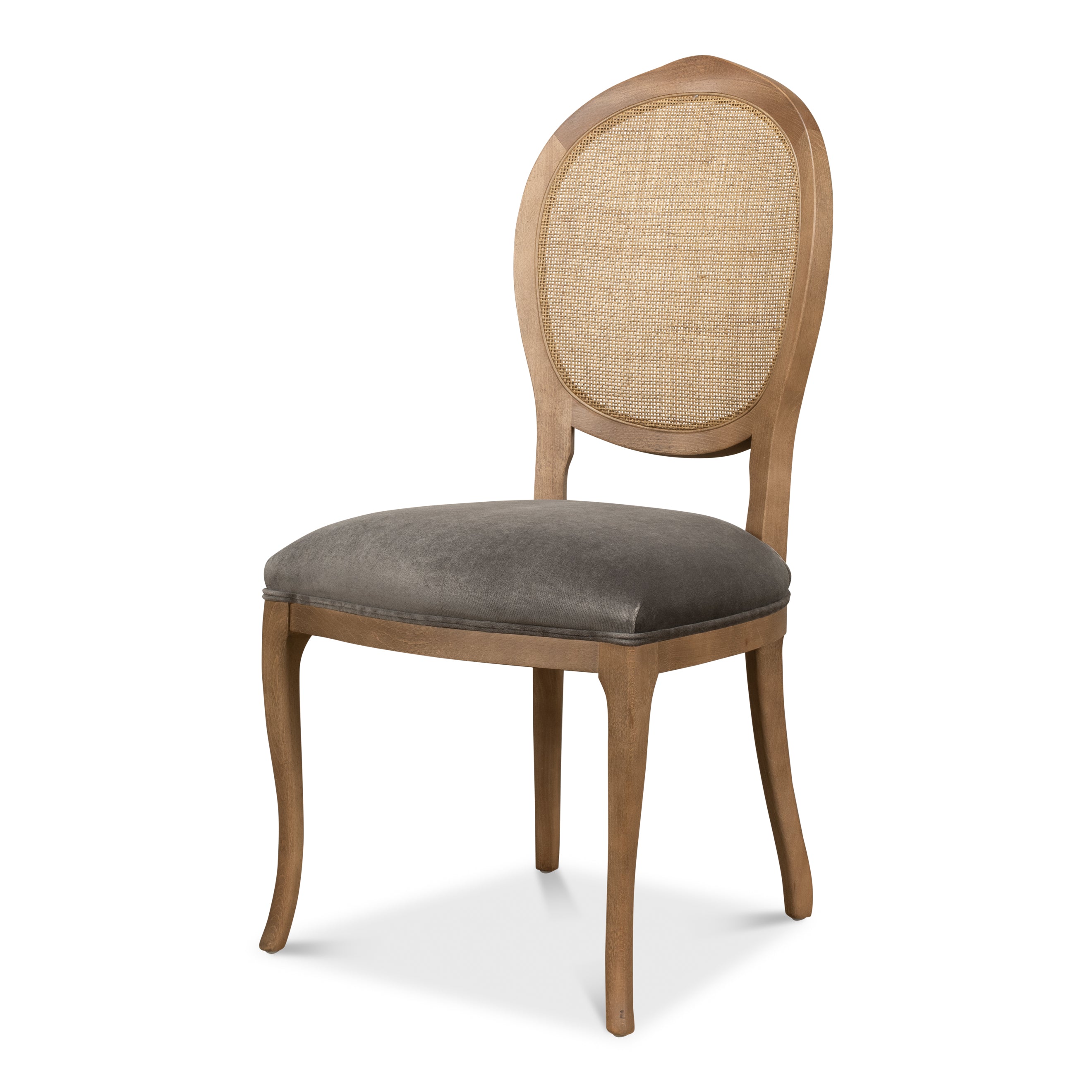 Oval Cane Back Chair - Set of 2