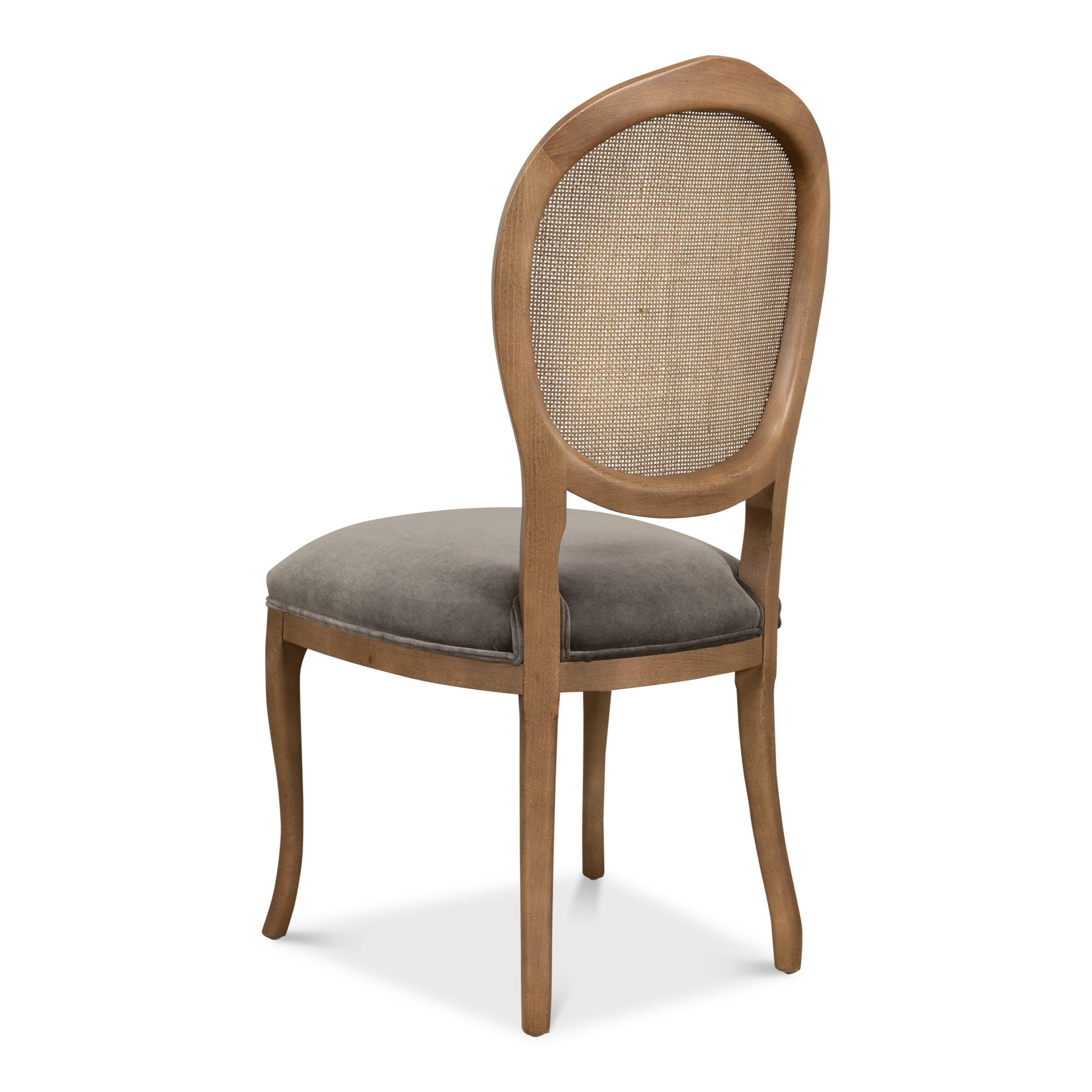 Oval Cane Back Chair - Set of 2