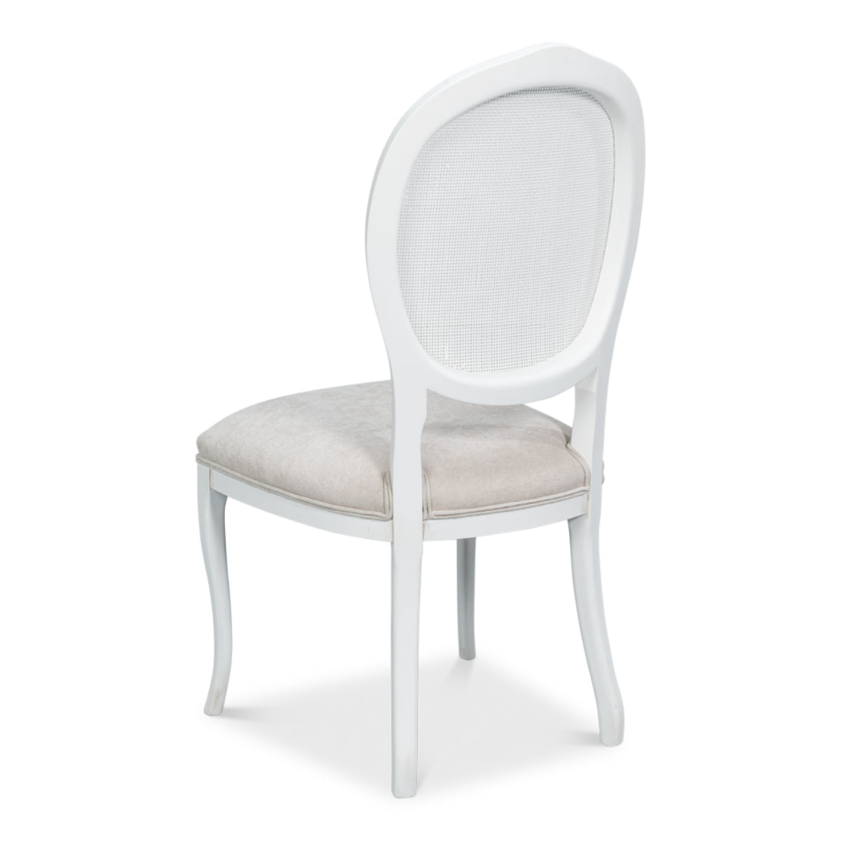 Oval Cane Back Side Chair - Set of 2
