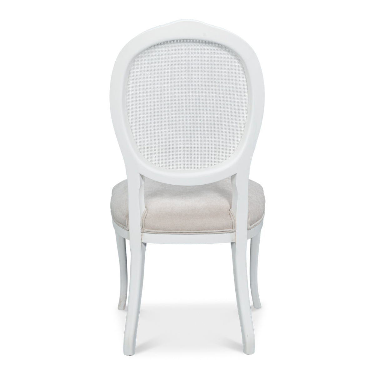 Oval Cane Back Side Chair - Set of 2