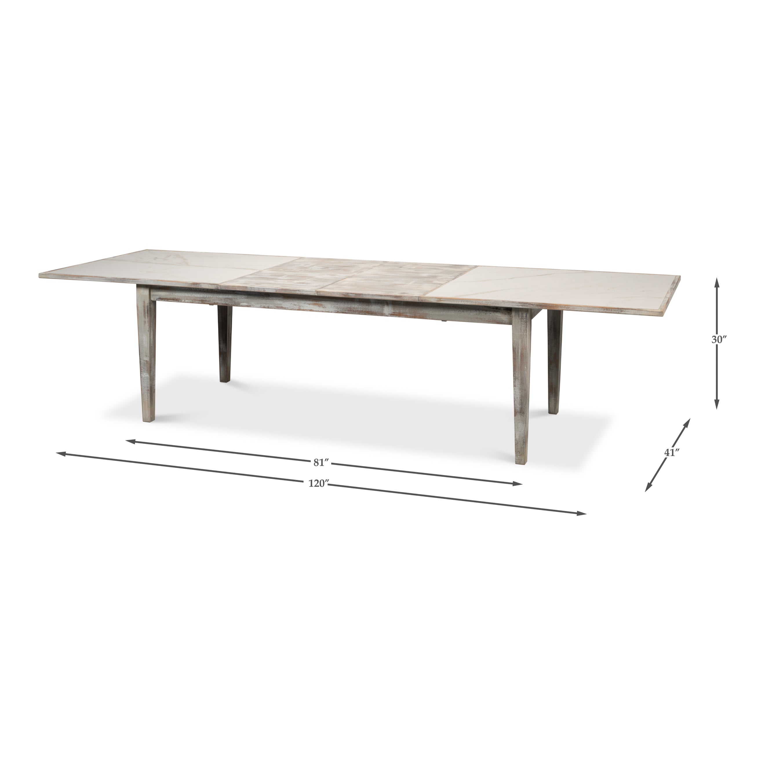 Vince Dining Table - Gray