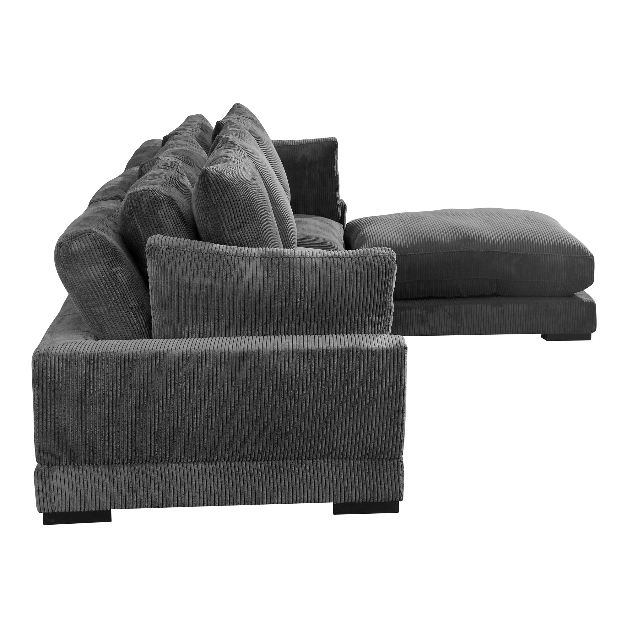 Tumble Lounge Modular Sectional Charcoal Sectional Modular Moe's    Four Hands, Mid Century Modern Furniture, Old Bones Furniture Company, Old Bones Co, Modern Mid Century, Designer Furniture, Furniture Sale, Warehouse Furniture Sale, Tumble Lounge Modular Sectional Charcoal Sale, https://www.oldbonesco.com/