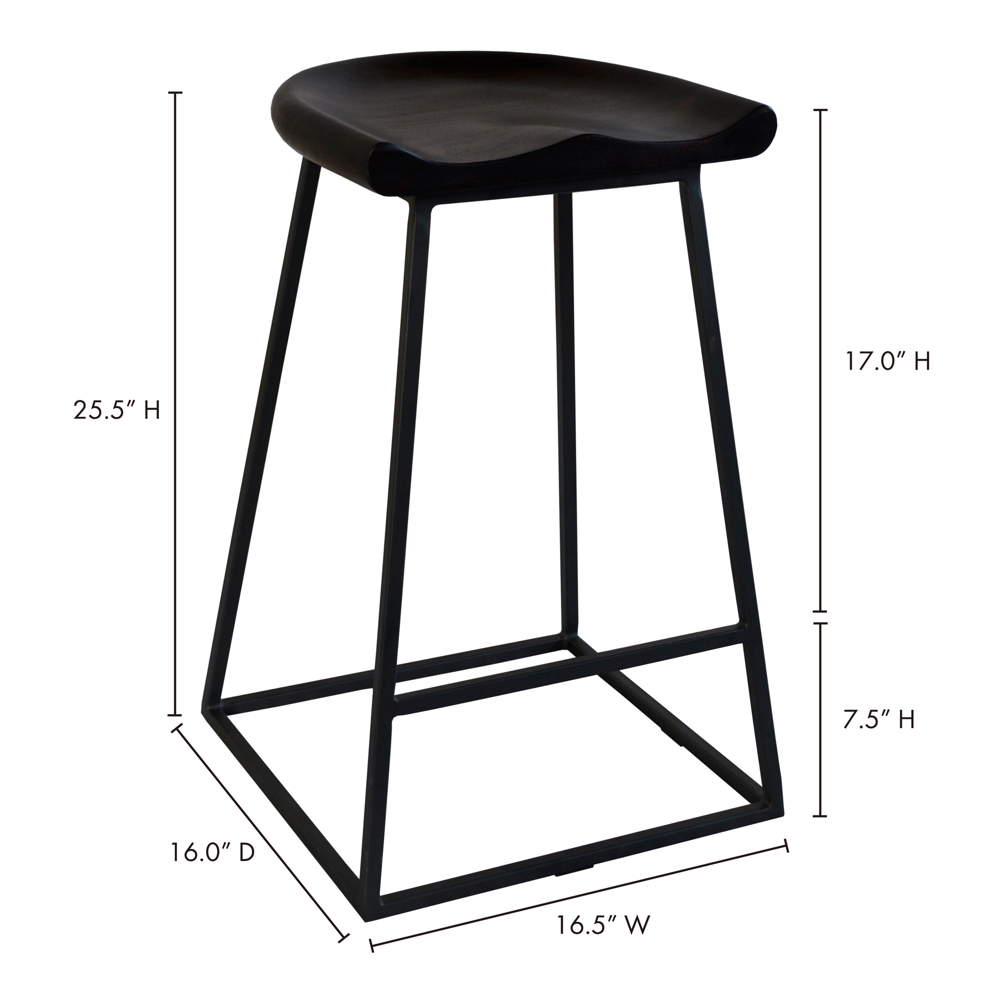Jackman Counter Stool - Set of Two Counter Stools Moe's    Four Hands, Mid Century Modern Furniture, Old Bones Furniture Company, Old Bones Co, Modern Mid Century, Designer Furniture, Furniture Sale, Warehouse Furniture Sale, Jackman Counter Stool - Set of Two Sale, https://www.oldbonesco.com/