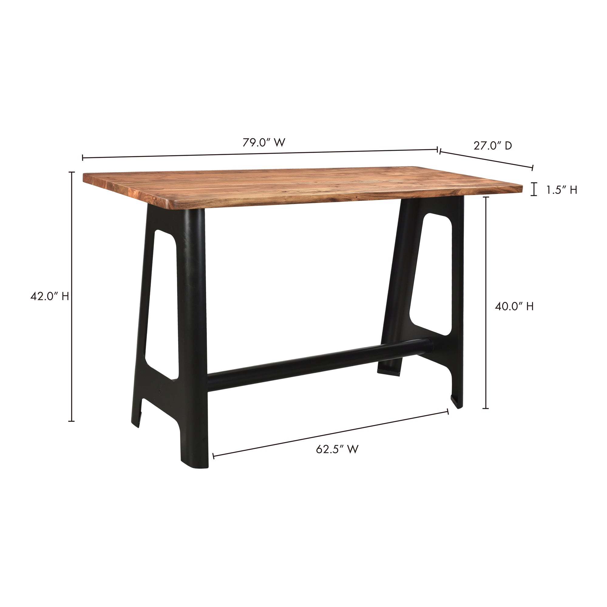 Craftsman Bar Table Bar Tables Moe's    Four Hands, Mid Century Modern Furniture, Old Bones Furniture Company, Old Bones Co, Modern Mid Century, Designer Furniture, Furniture Sale, Warehouse Furniture Sale, Craftsman Bar Table Sale, https://www.oldbonesco.com/