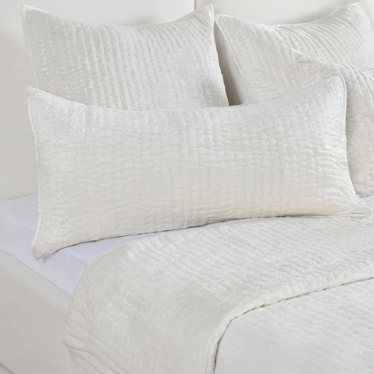 Bari Velvet Euro Pillow Sham