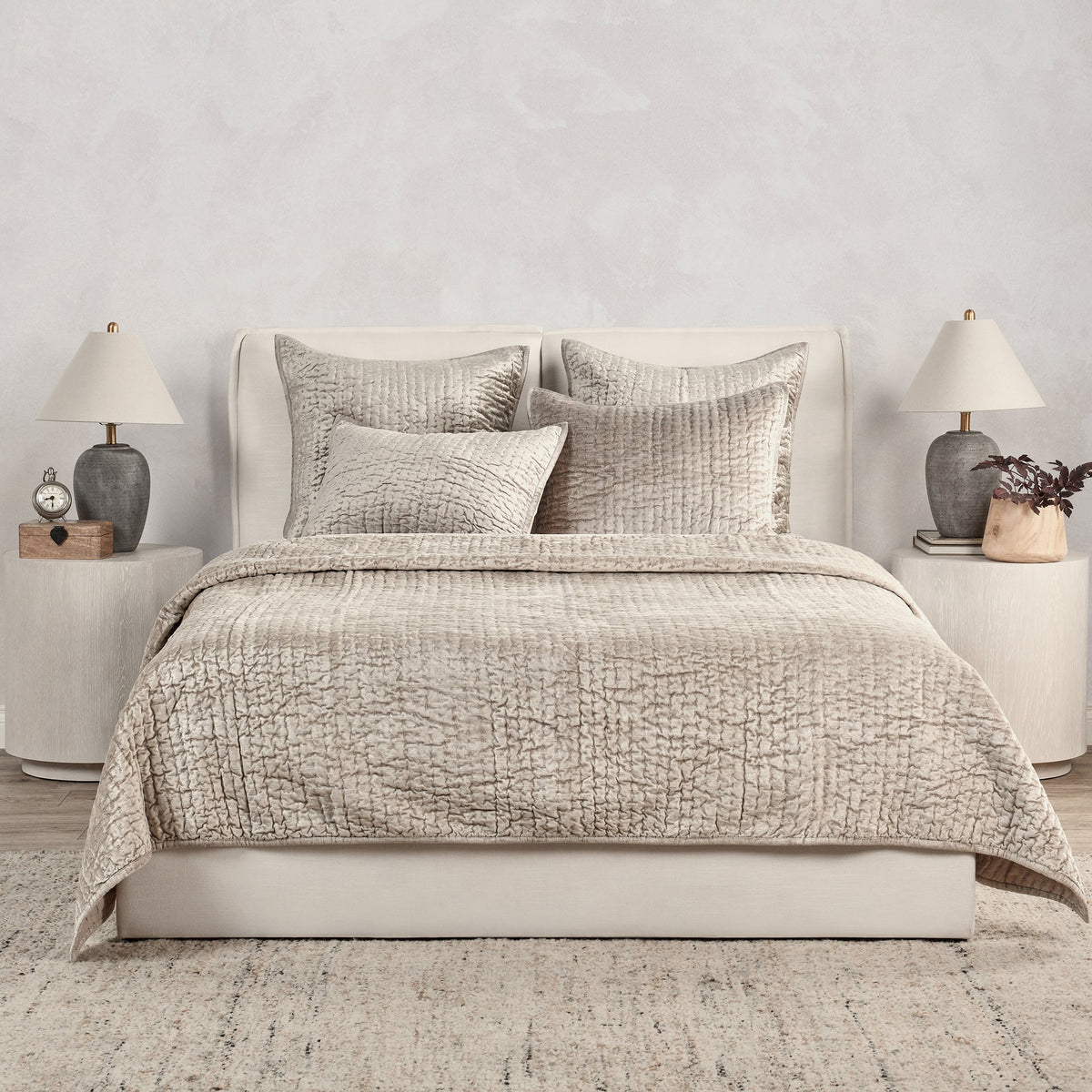 Bari Velvet Standard Pillow Sham