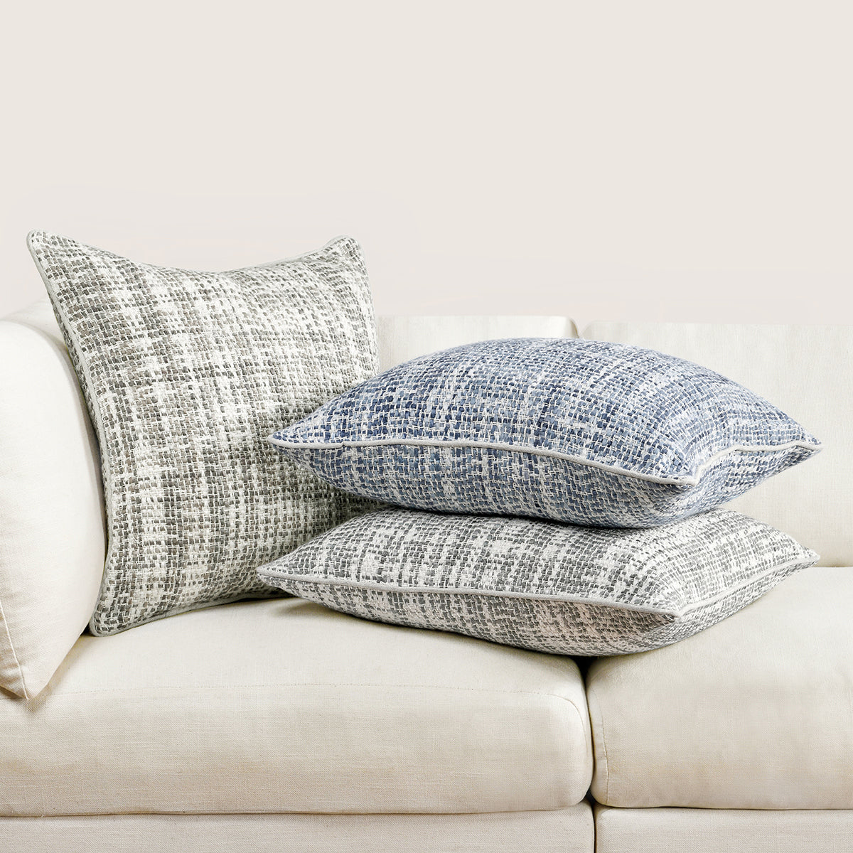 TW Brax 22x22 - Blue/Ivory