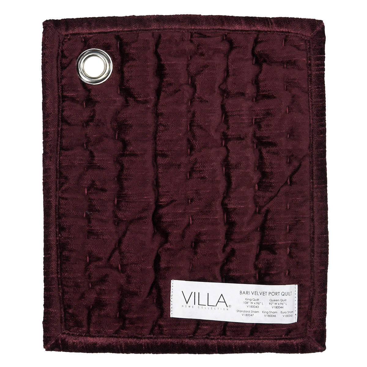 Bari Velvet Quilt Swatch