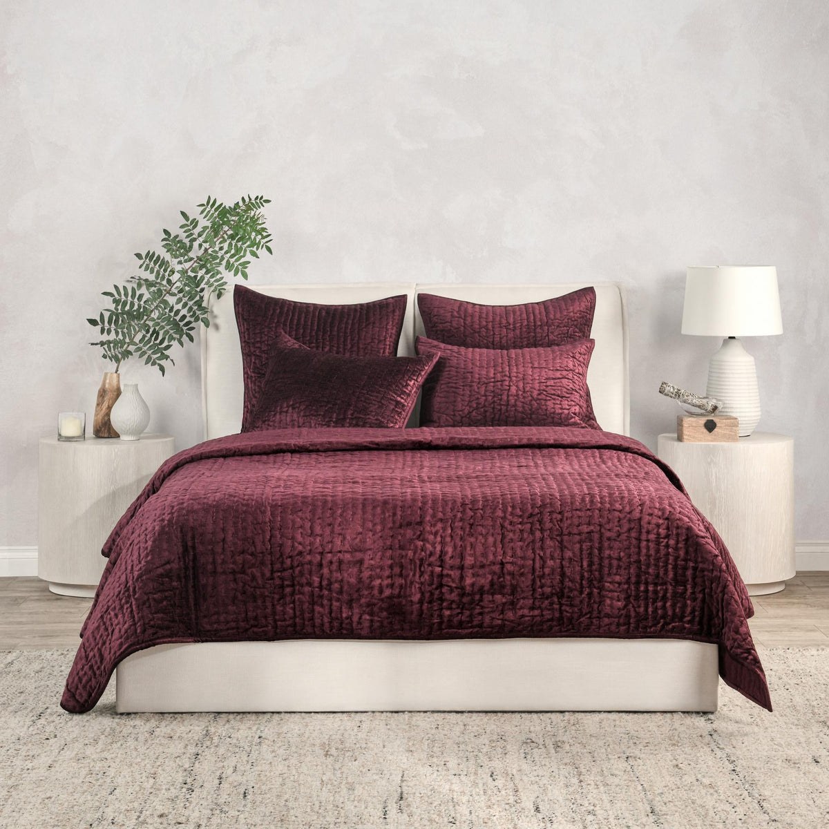 Bari Velvet Standard Pillow Sham