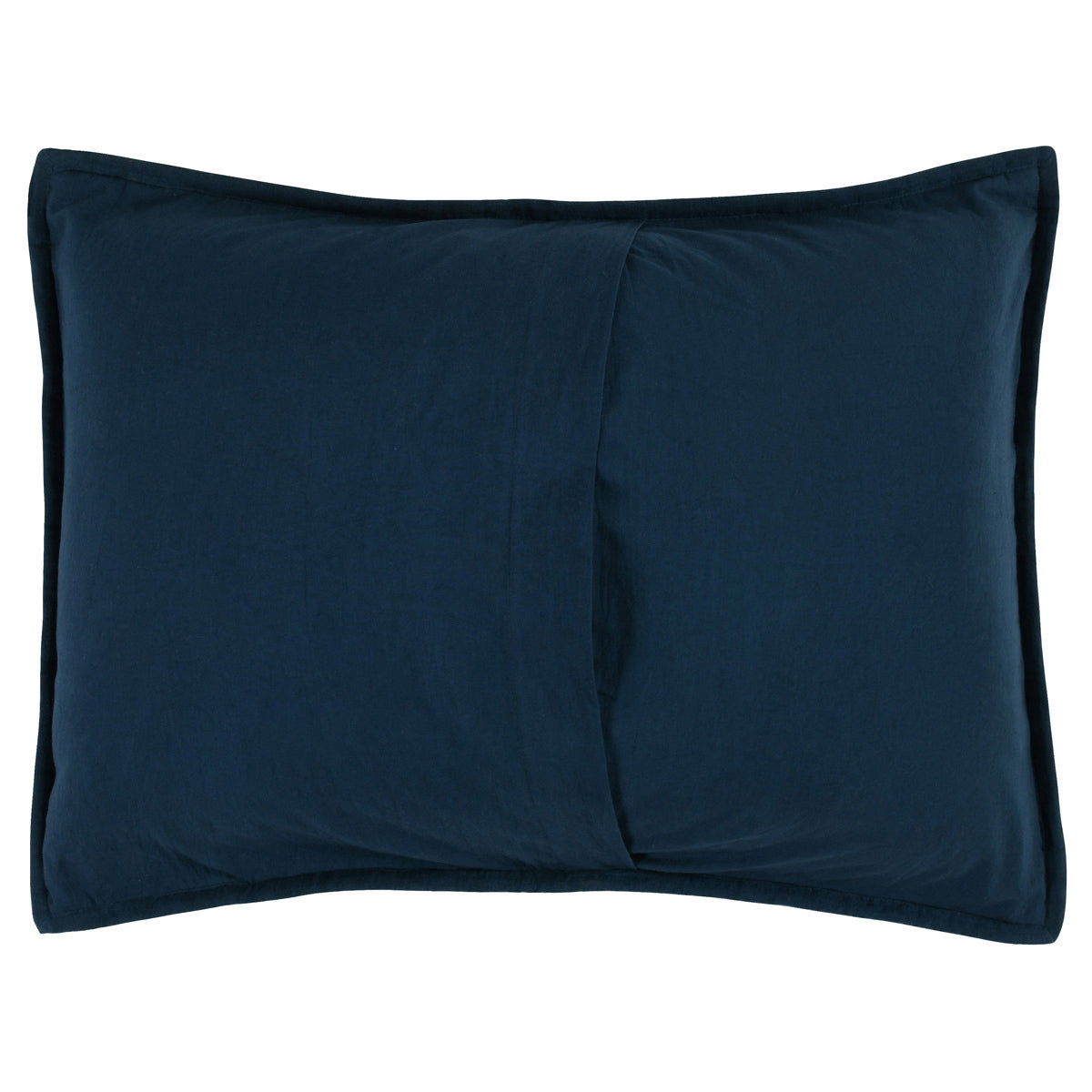 Caleb Hand Stitched Midnight Blue Pillow Sham