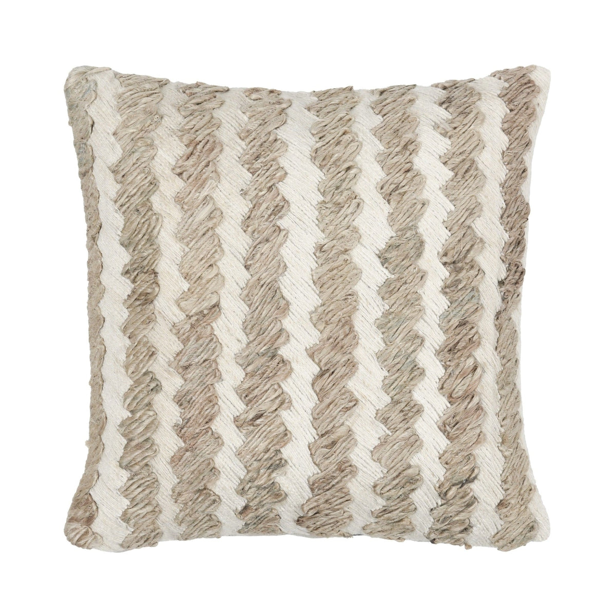 ML Burrows Ivory Multi 18x18 Pillow by Classic Home