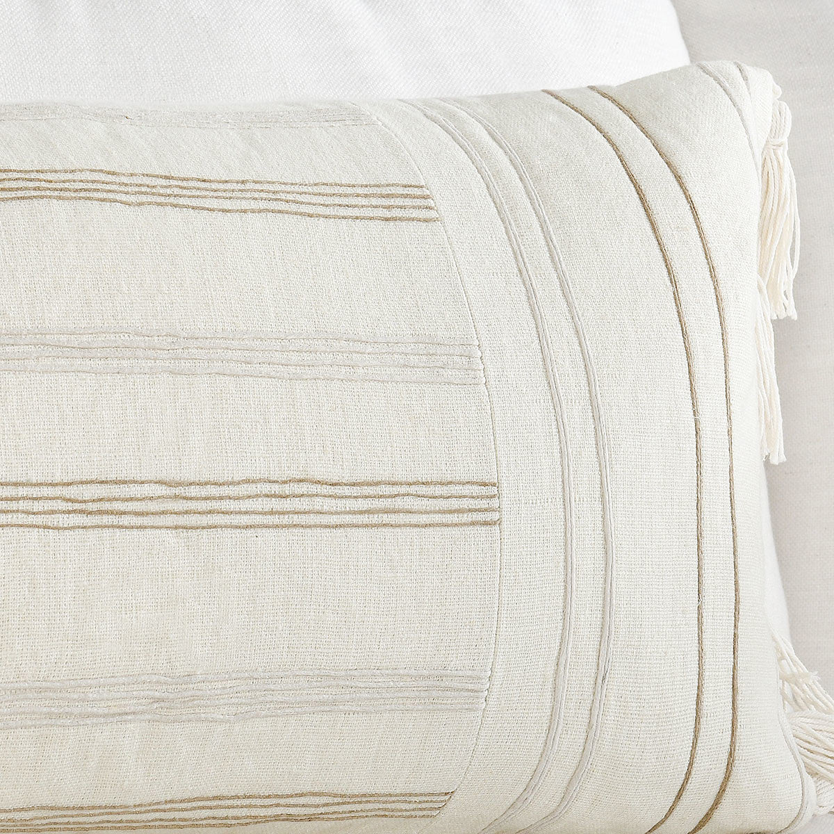 ST Apana Ivory/Natural Pillow by Classic Home