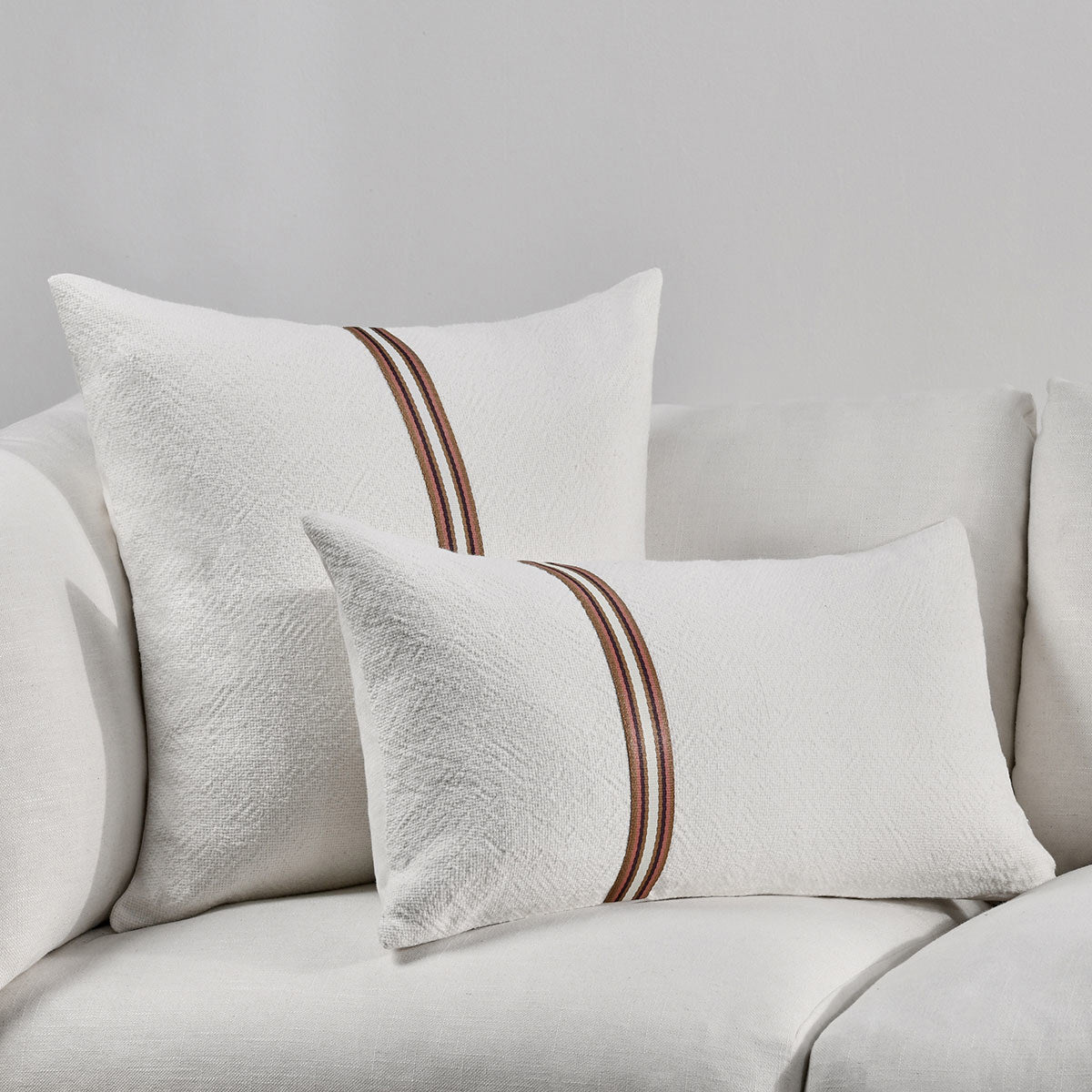 TL Ralph Multiple Sizes - Ivory/Sangria Red