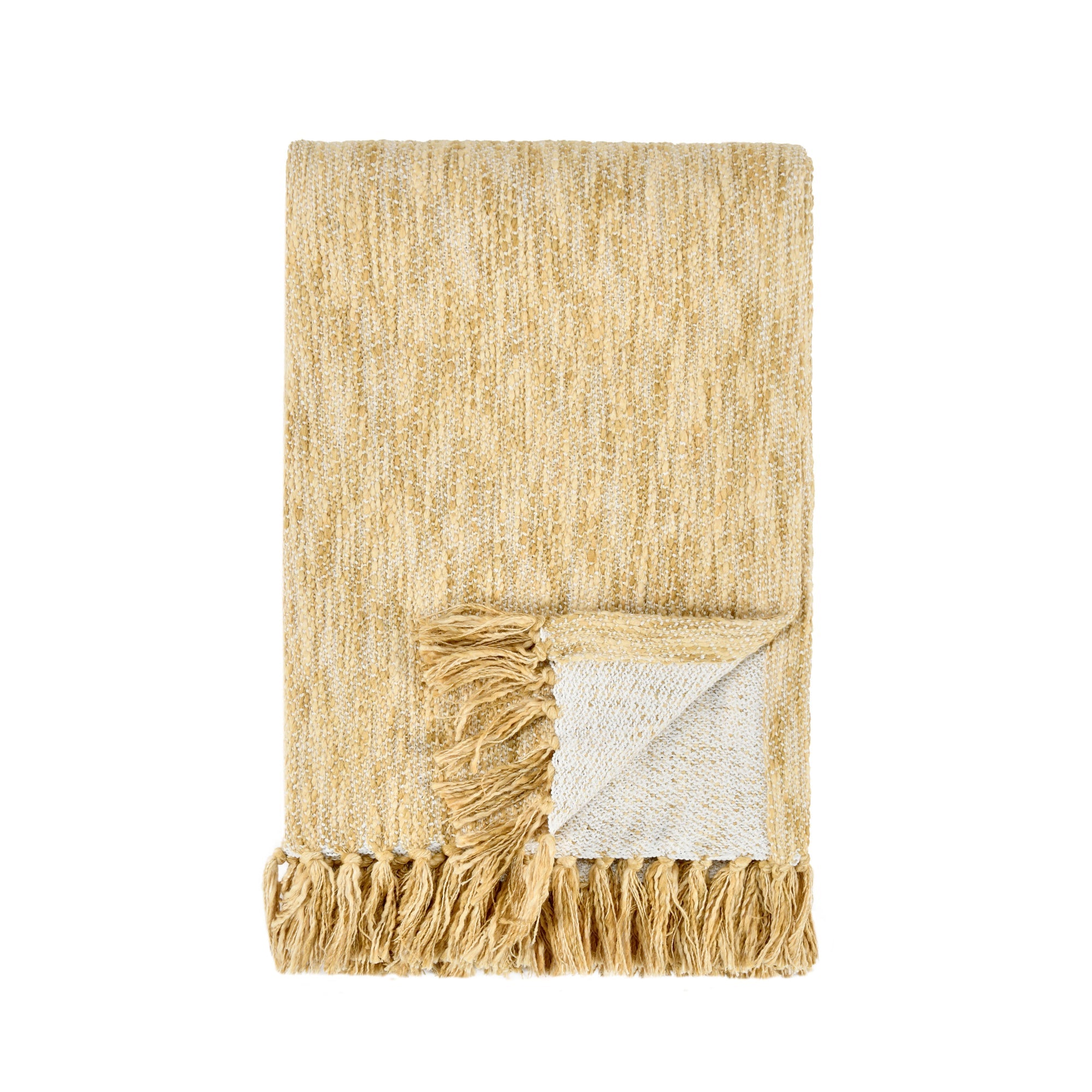 TC Sharma Throw 50x70 - Yellow