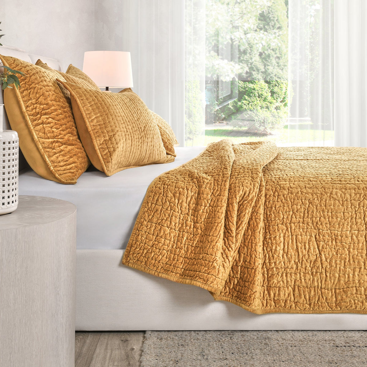 Bari Velvet King Pillow Sham