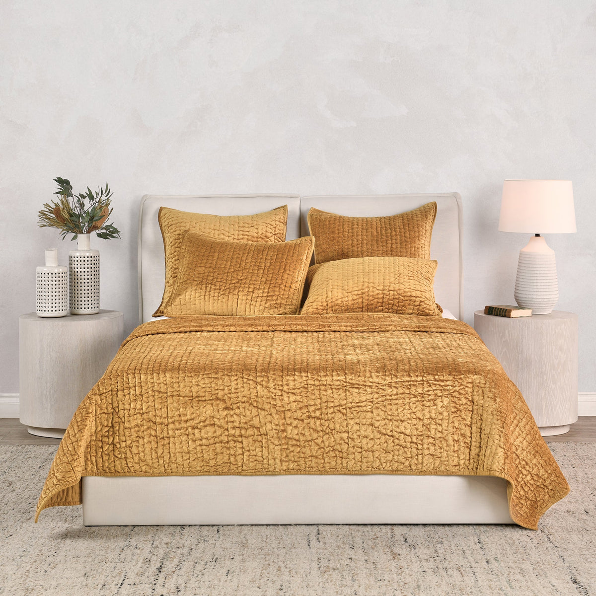 Bari Velvet Standard Pillow Sham
