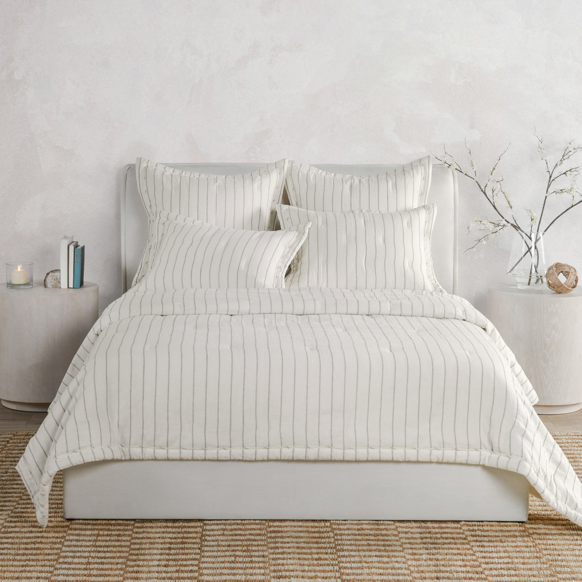 Monaco Ivory Comforter Euro Sham by Classic Home