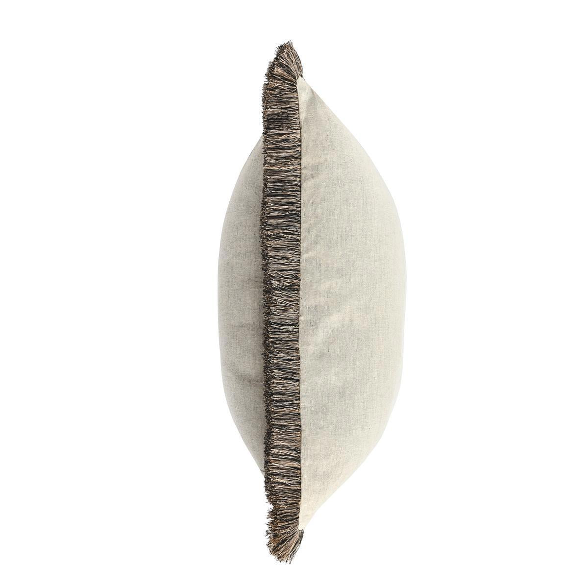 RO Nola Natural/Black Pillow by Classic Home