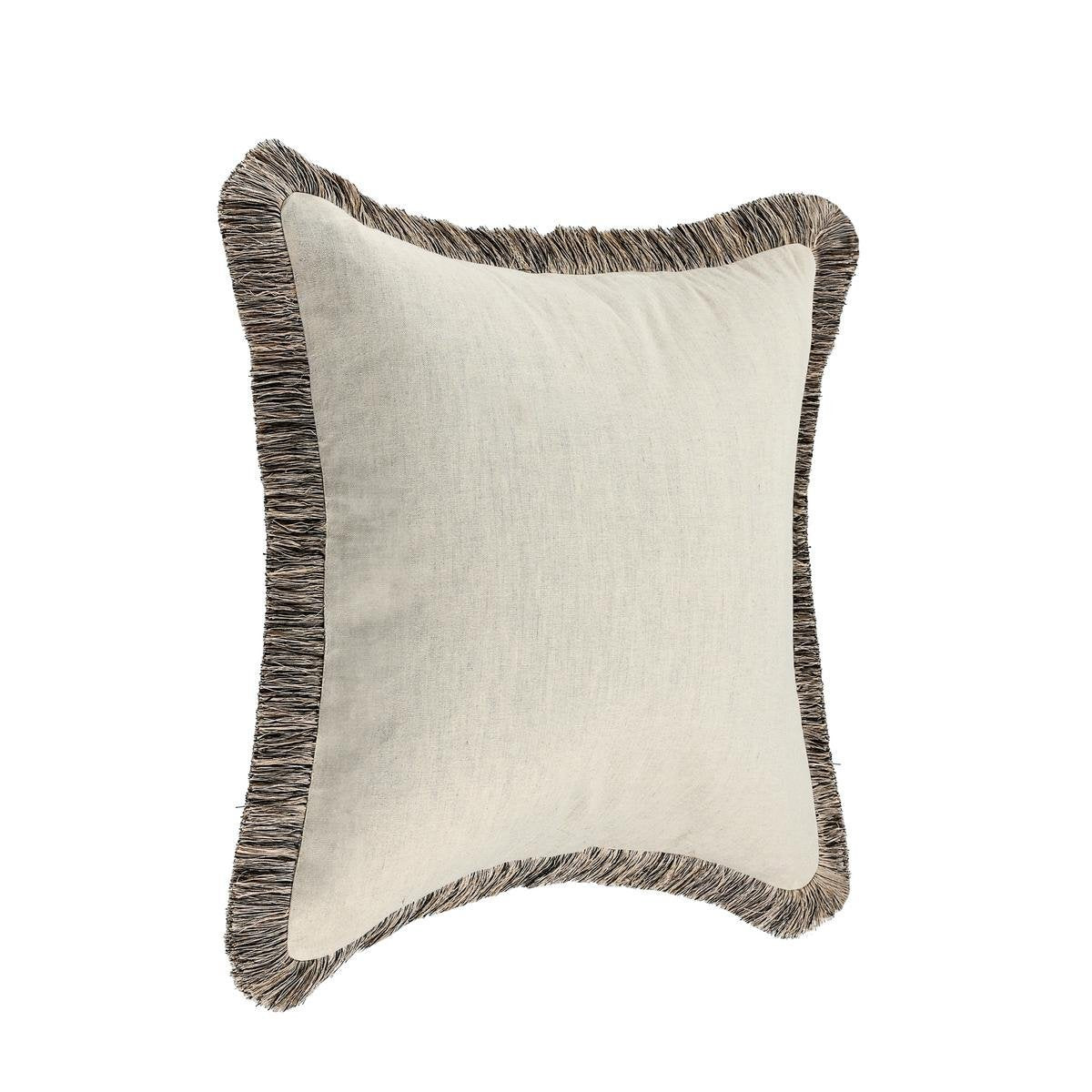 RO Nola Natural/Black Pillow by Classic Home