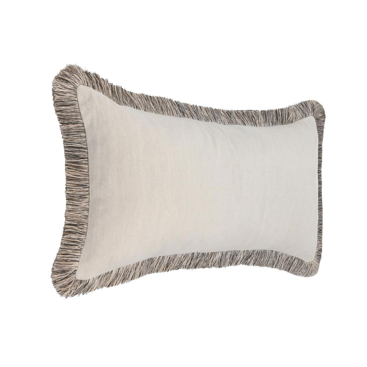 RO Nola Natural/Black Pillow by Classic Home