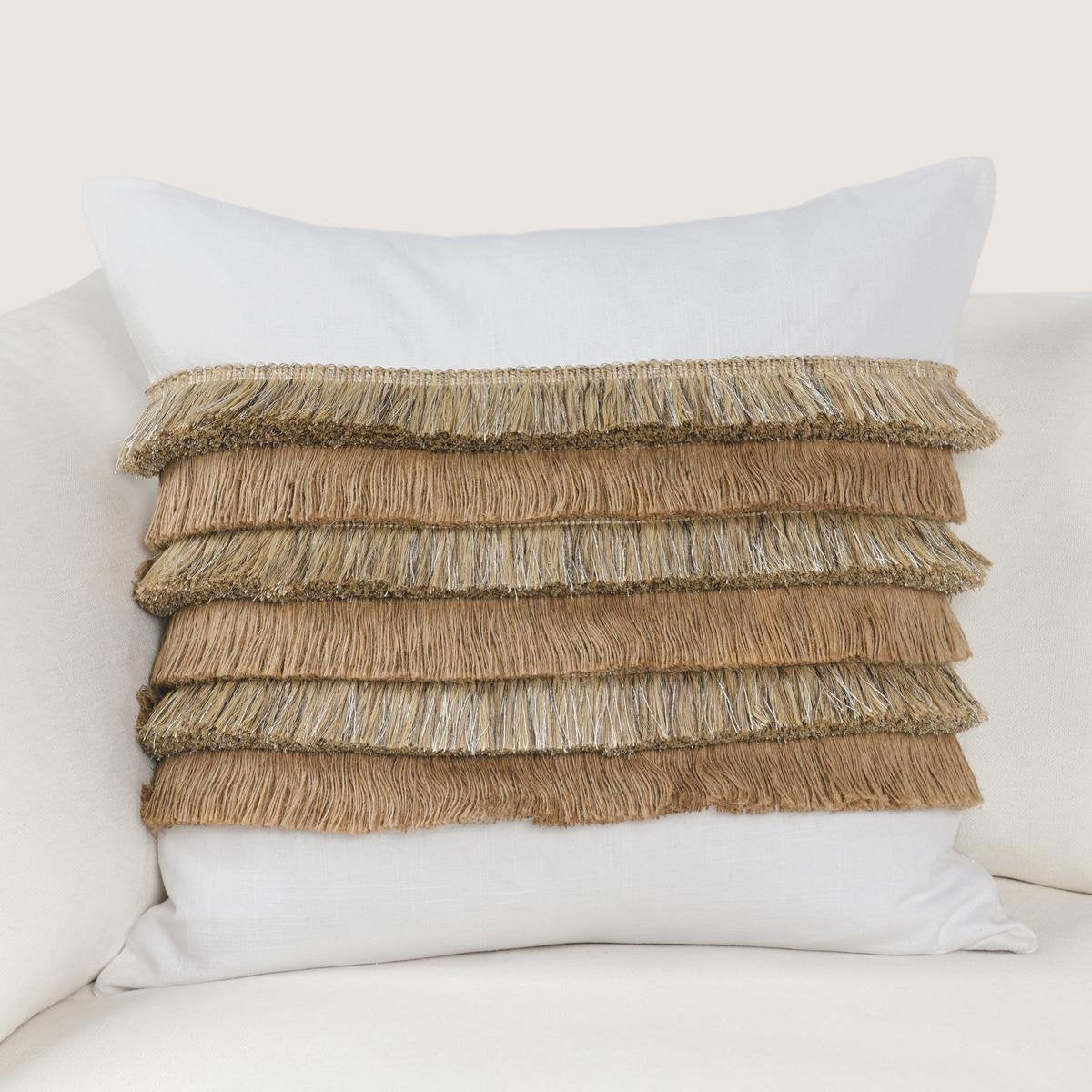 RO Safi Ivory/Natural Pillow by Classic Home