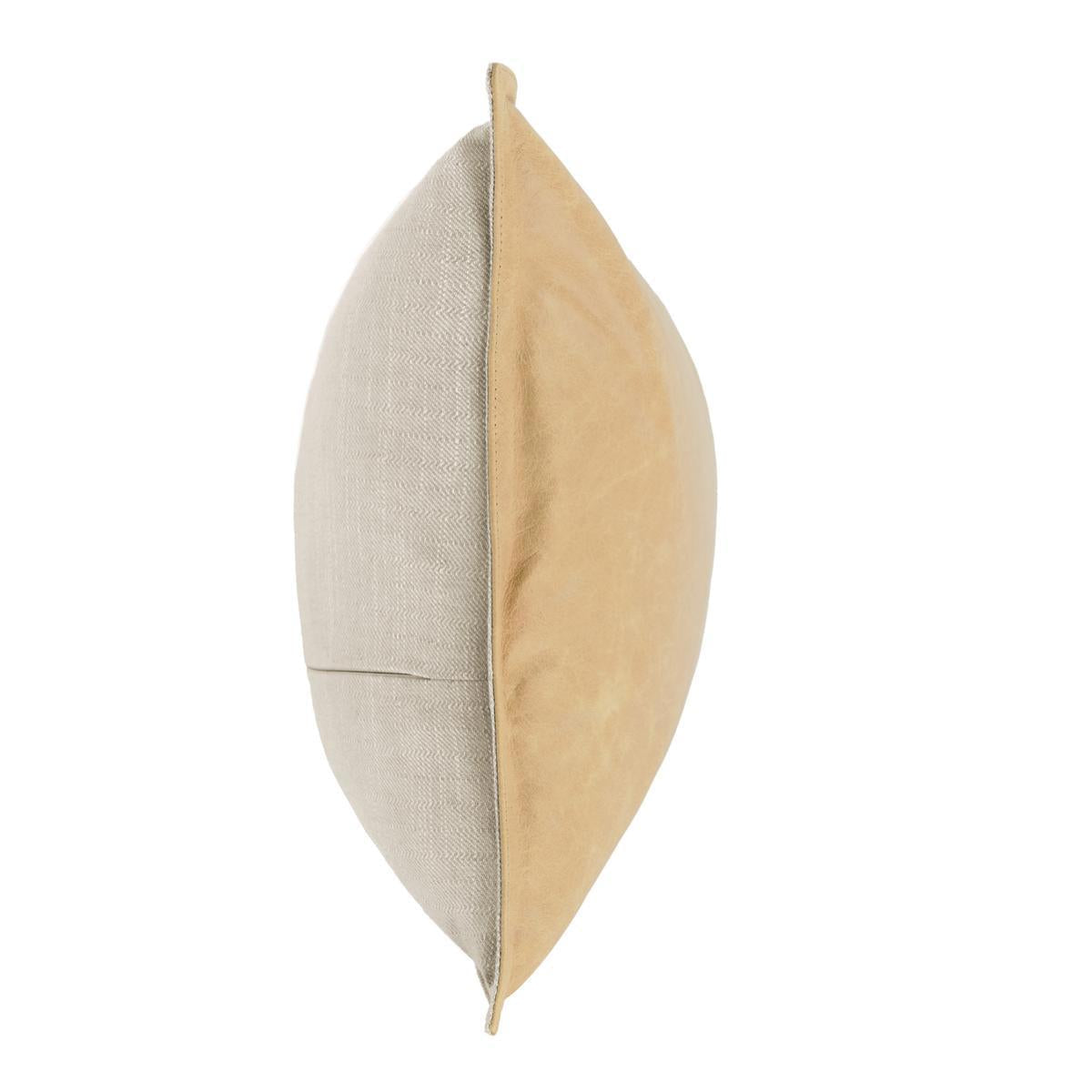 SLD Leather Golden Wheat 14x26 Pillow by Classic Home