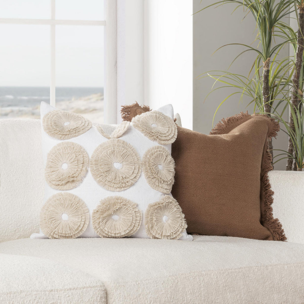 TQ Halston Ivory Pillow by Classic Home