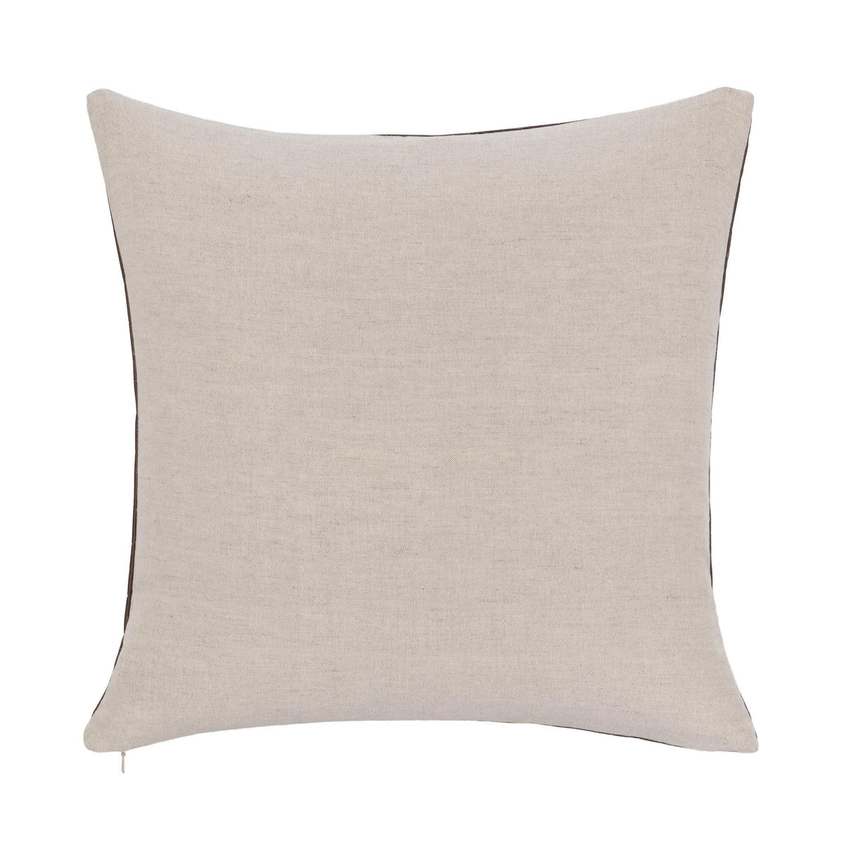 TQ Leather Seston Brown Pillow by Classic Home