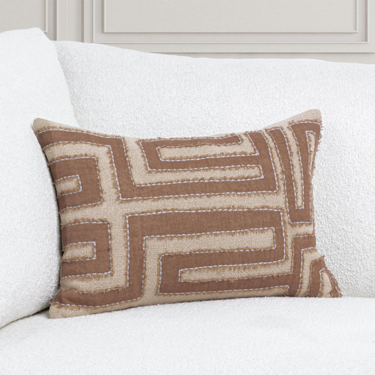 VC Mateo Sepia Brown/Natural Pillow
