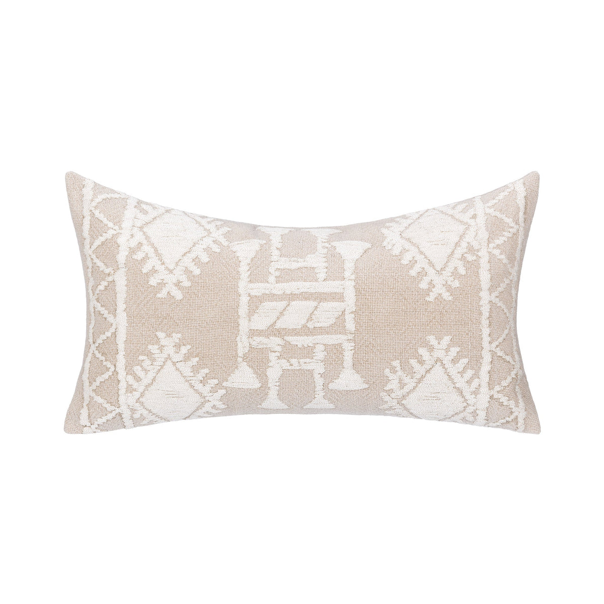 LN Abbey Mocha Cream/Ivory Pillow