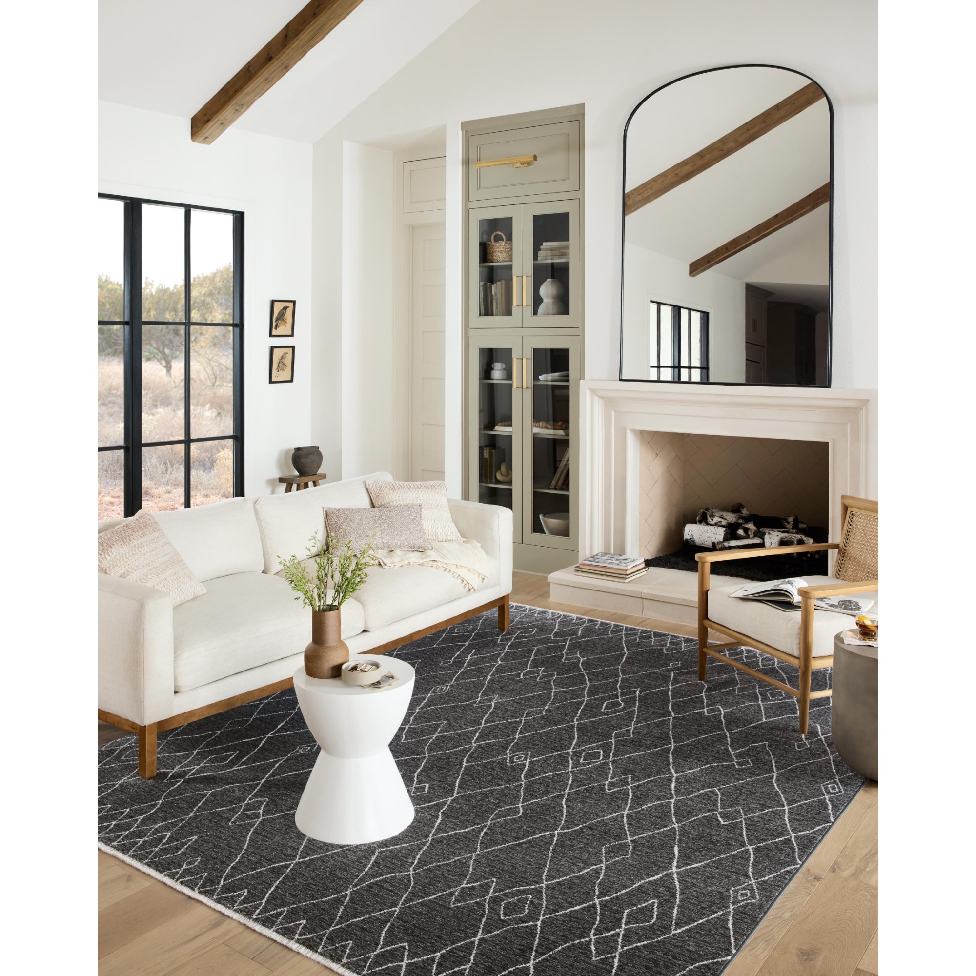 Loloi Vance Charcoal/Dove Rug