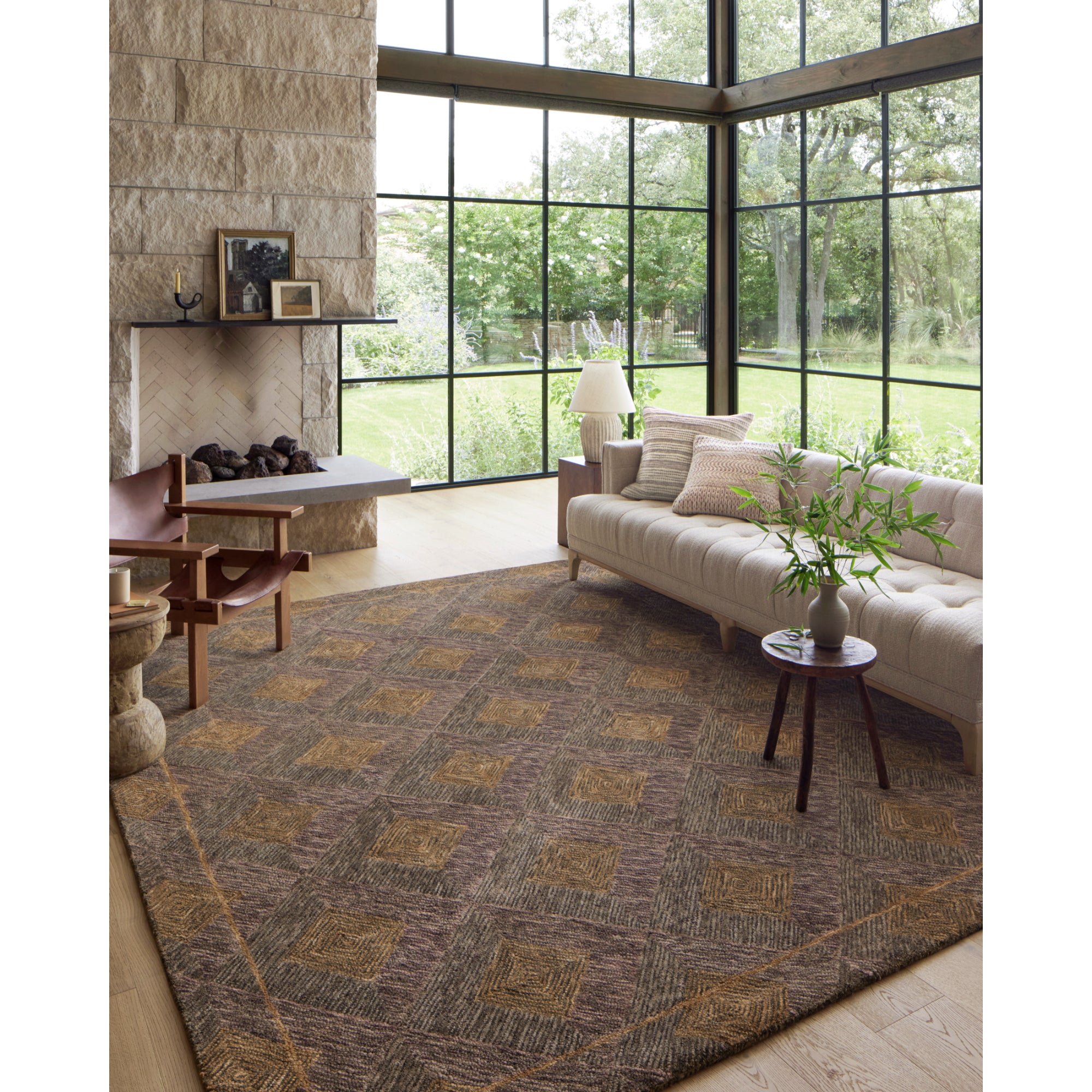 Loloi Varena Plum/Gold Rug
