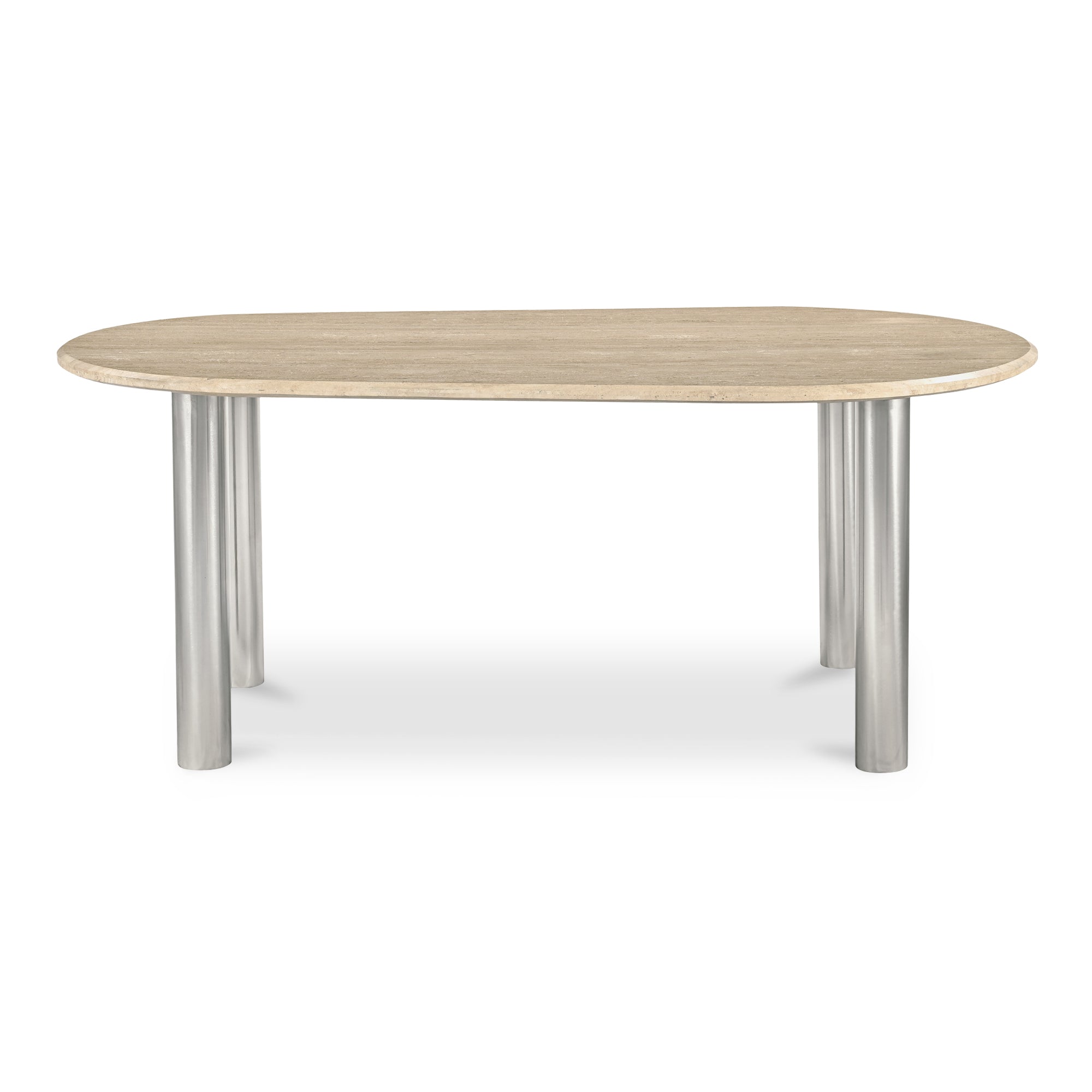Fia Dining Table Travertine Dining Tables Moe's Default Title    Dining Tables,https://www.oldbonesco.com,Mid Century Furniture, Furniture Sale, Old Bones Co, Mid Century Sale, Four Hands Furniture, Sale,Gus, Sale,Perigold Fia Dining Table Travertine Dining Tables Sale, Perigold Sale Fia Dining Table Travertine,Fia Dining Table Travertine Lulu and Georgia,Burke Decor Sale Fia Dining Table Travertine, open box furniture,Open Box Fia Dining Table Travertine